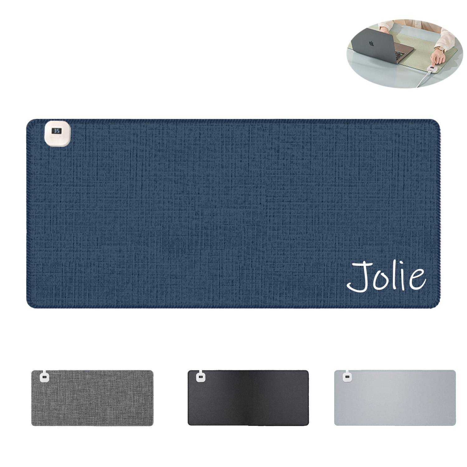 Heated mouse pad with temperature display 2