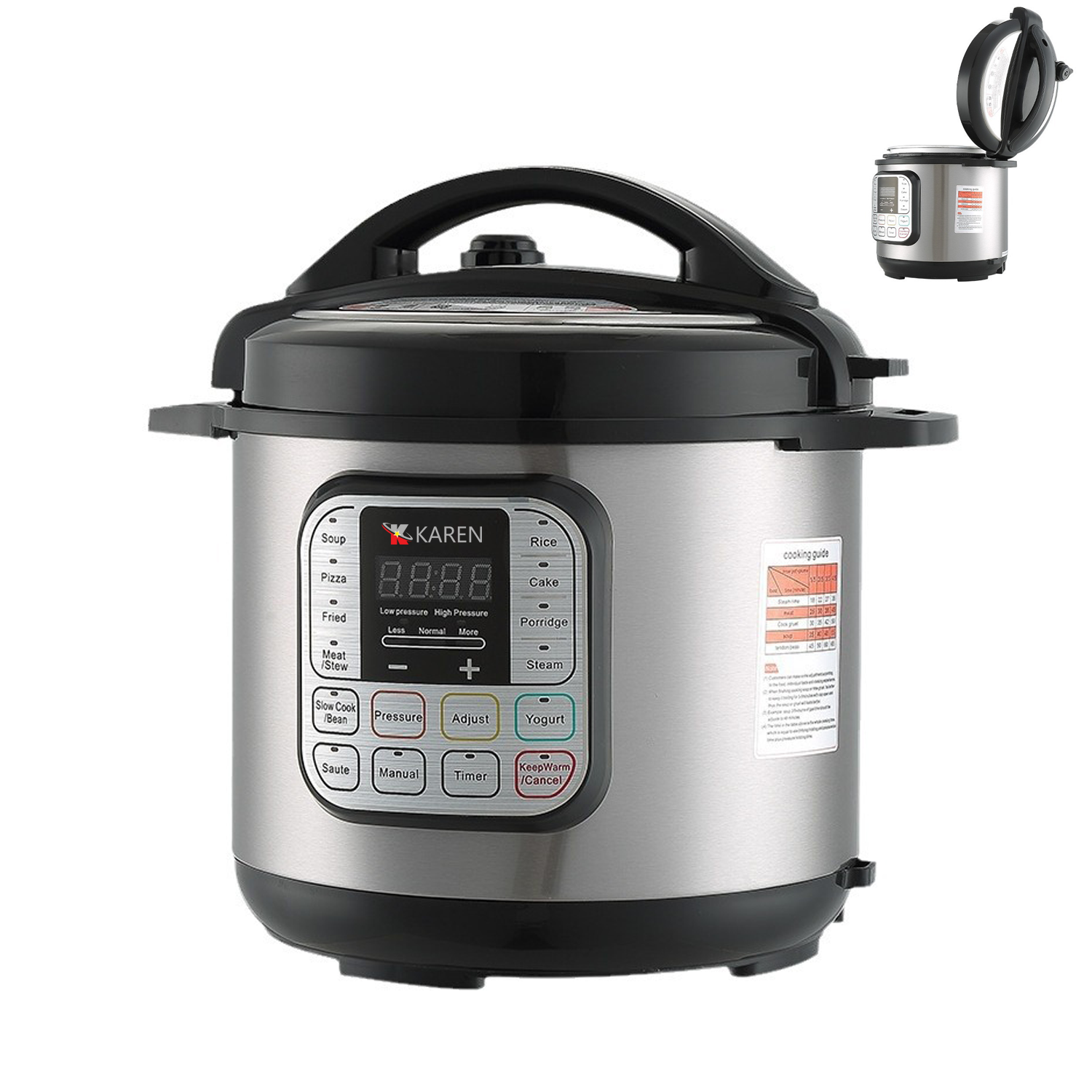 7-In-1 Electric Stainless Steel Pressure Cooker 2