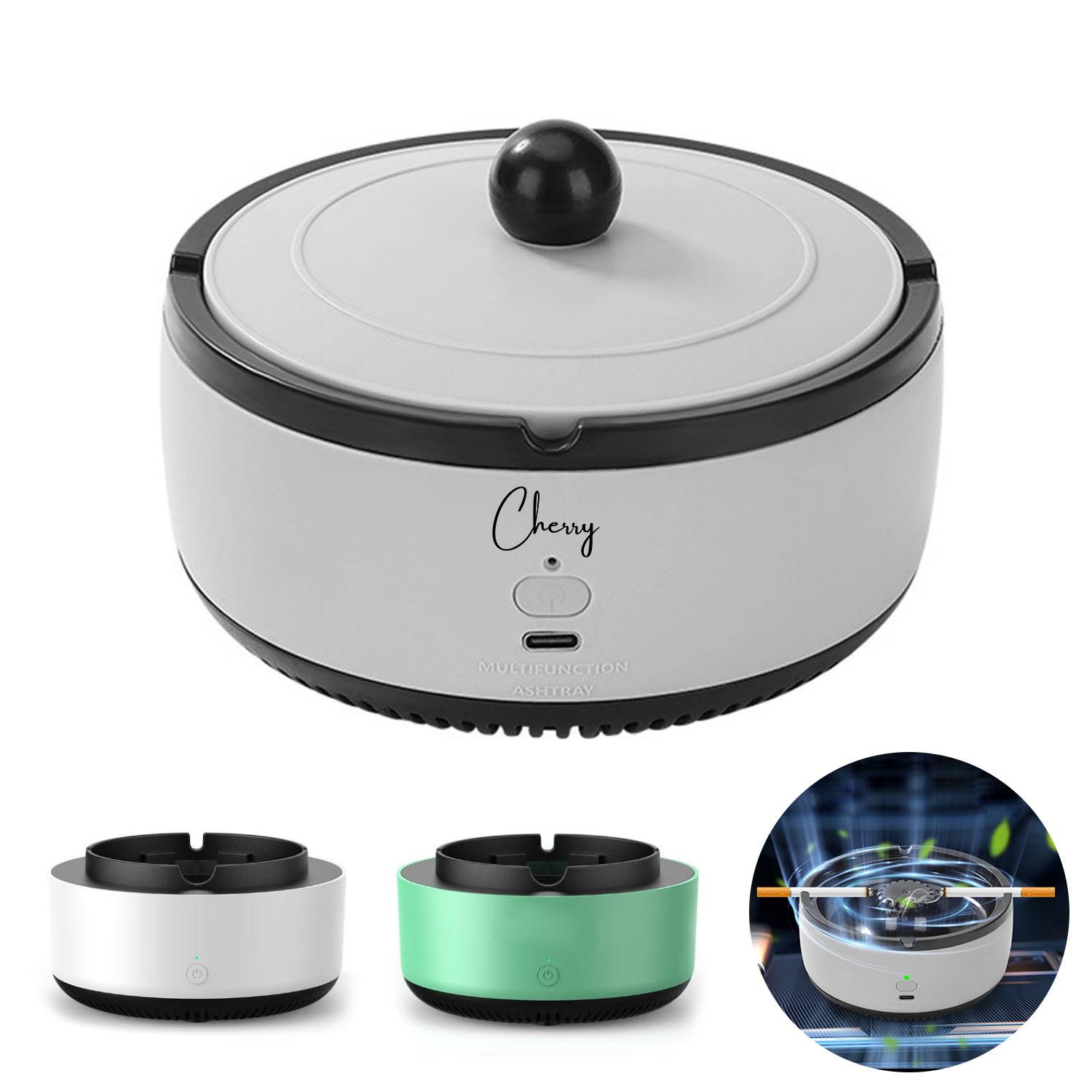 Self breathing asftray air purifier 9