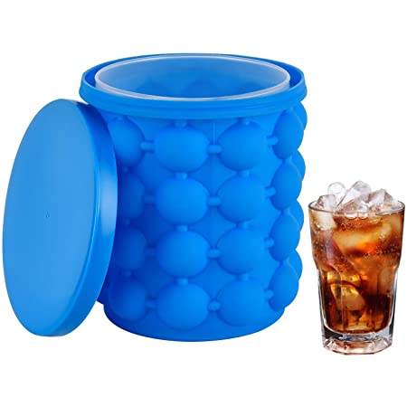 2 in 1 Silicone Ice Bucket Ice Mold / Lid 2