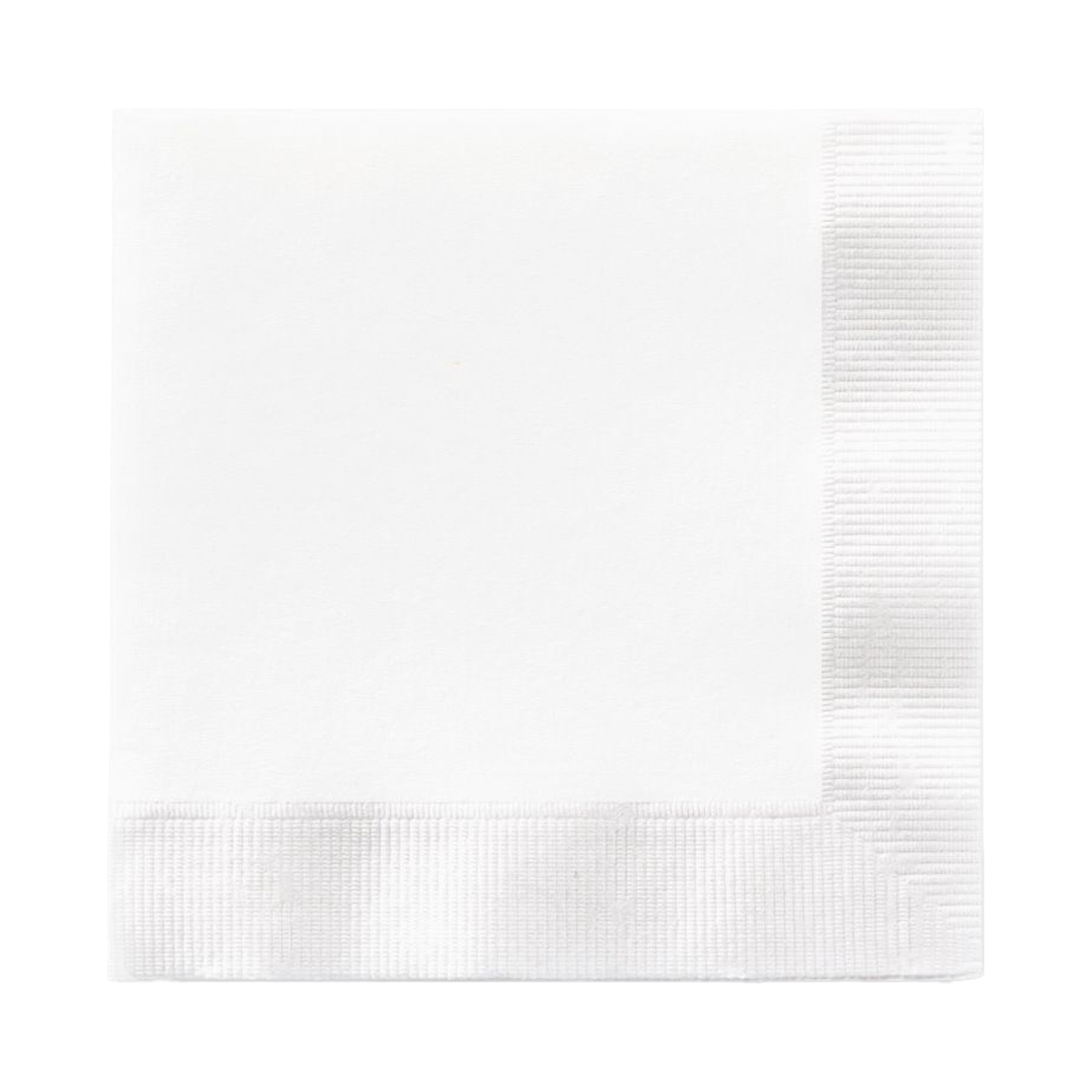 3-Ply White Dinner Napkin - 1/4 Fold - High Line 3