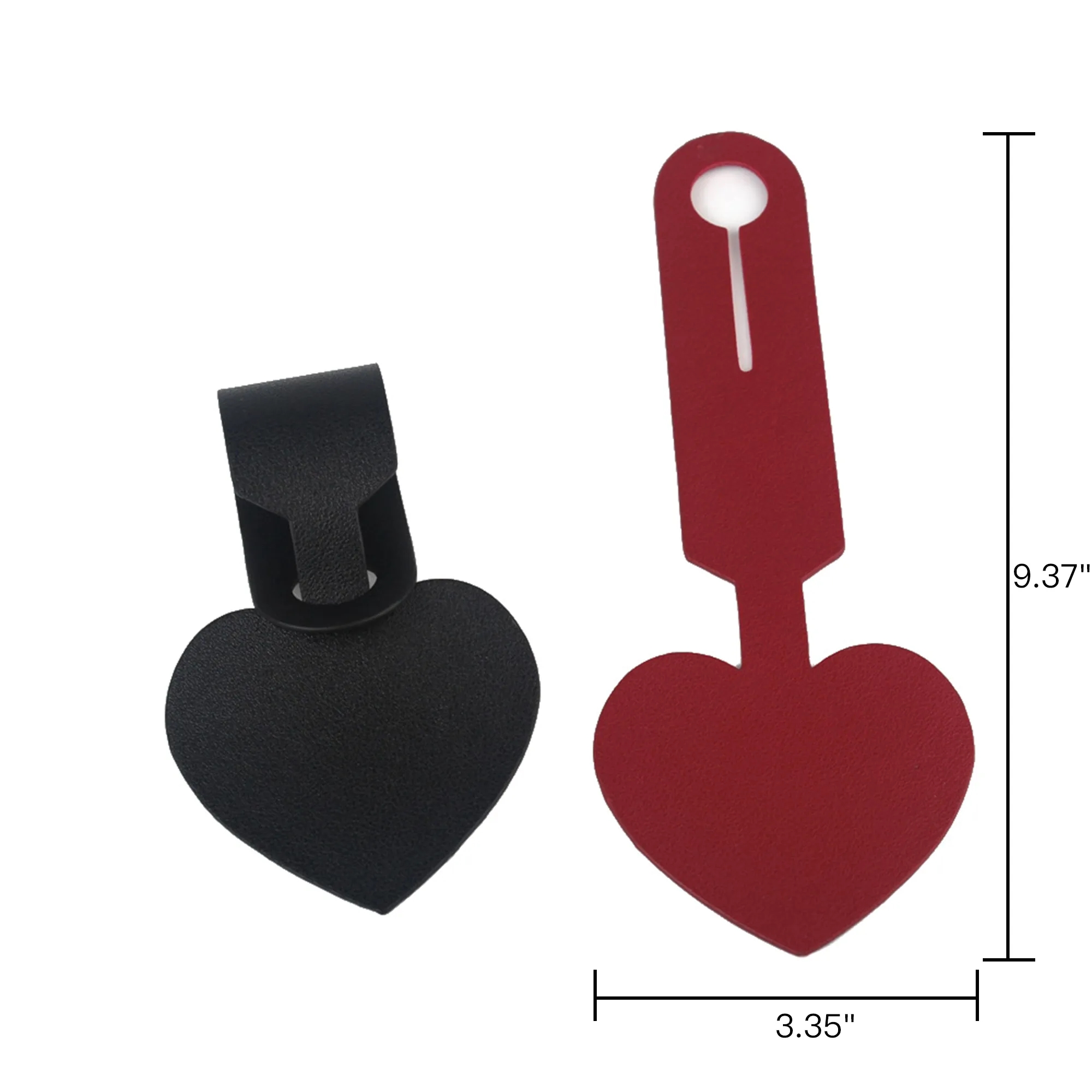 Heart Shape Luggage Tag PU Leather 8