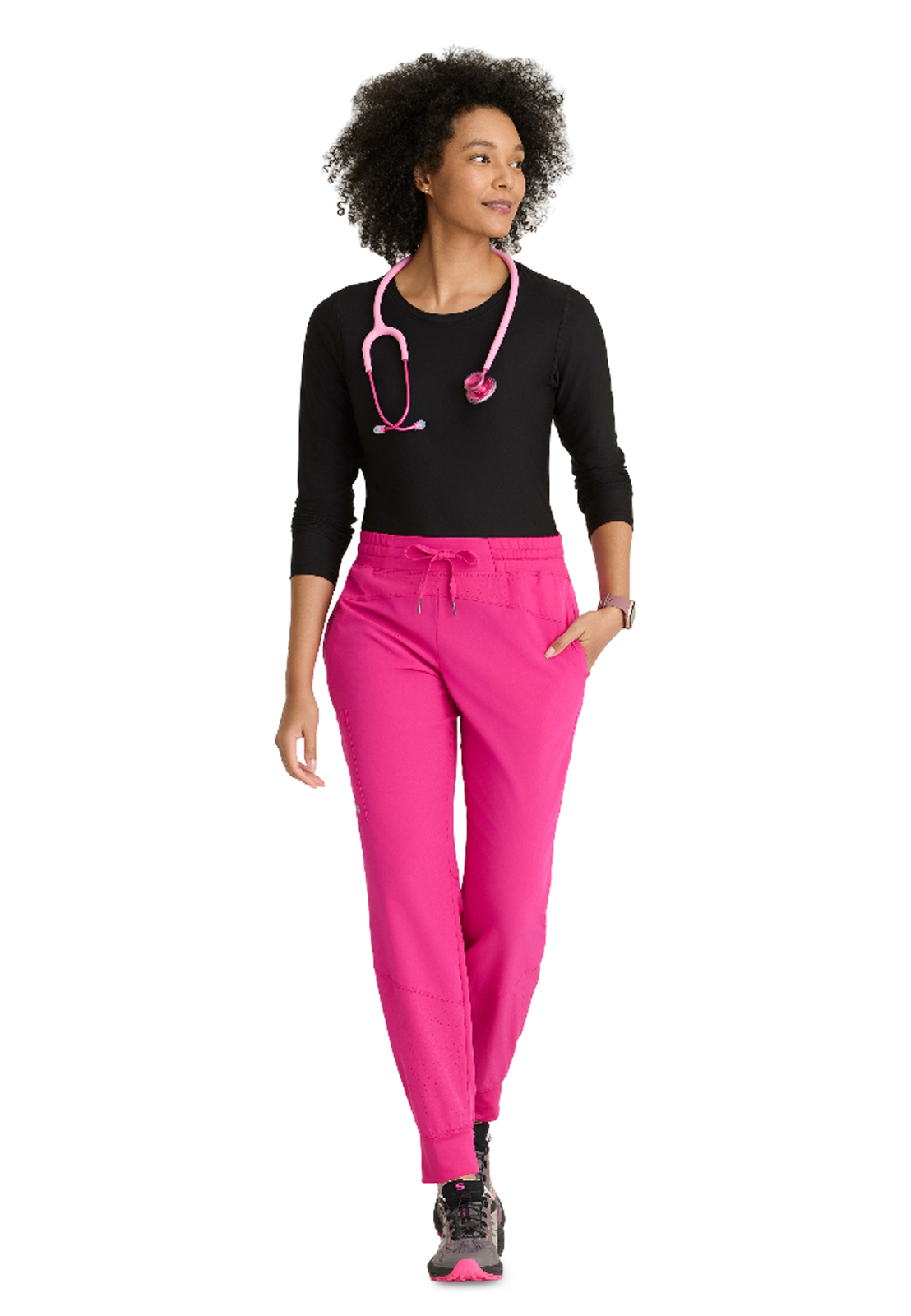Barco One - Women's Three-Pocket Mid-Rise Boost Jogger Scrub Pant 5