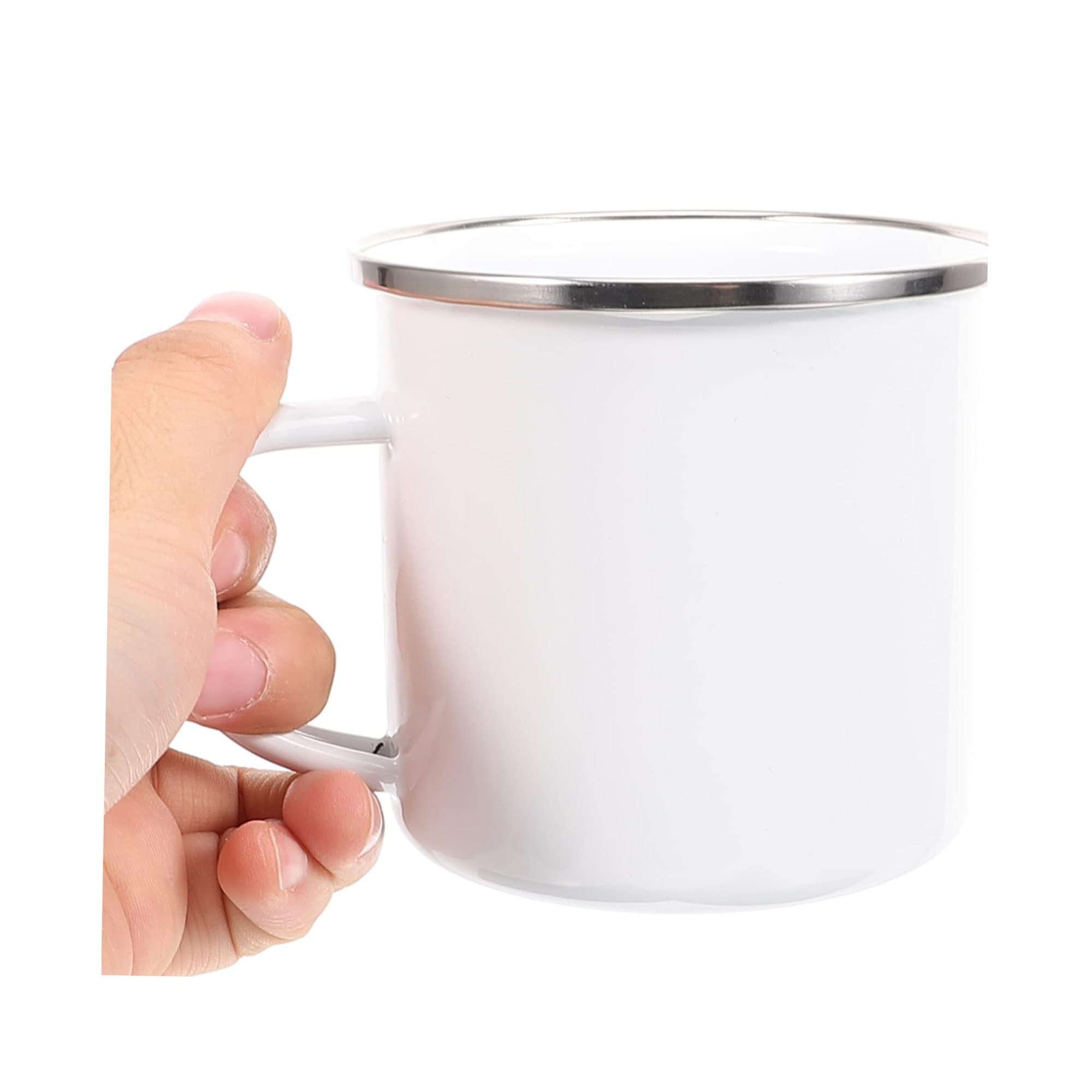 Enamel White Mug 6