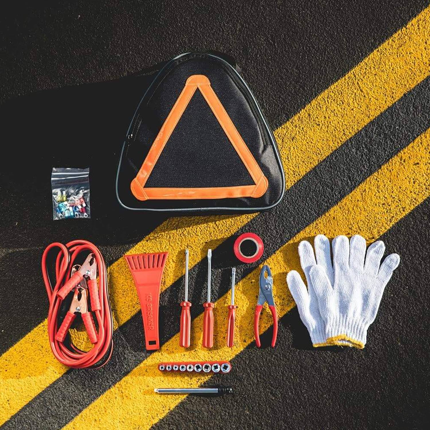 Portable Car Emergency Driving Kit 7