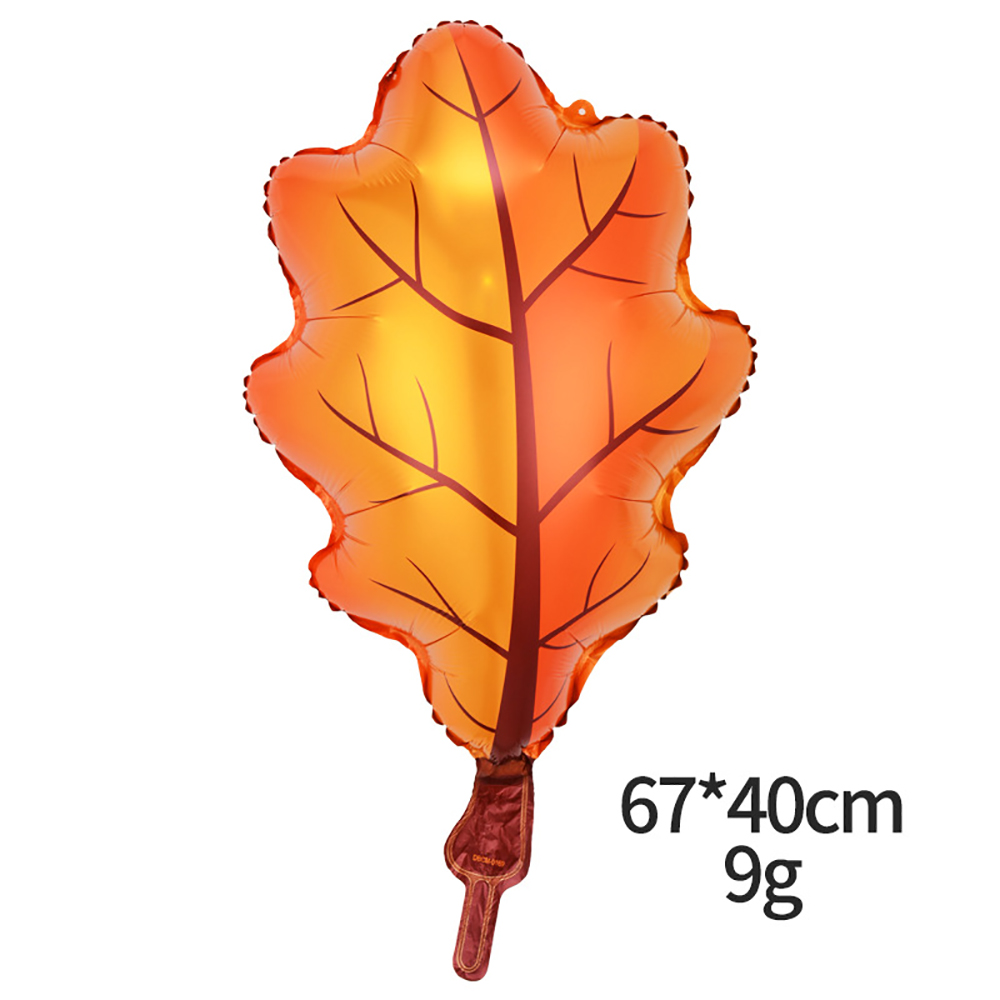 18'' Thanksgiving Day Maple Leaf Mylar Balloon 3