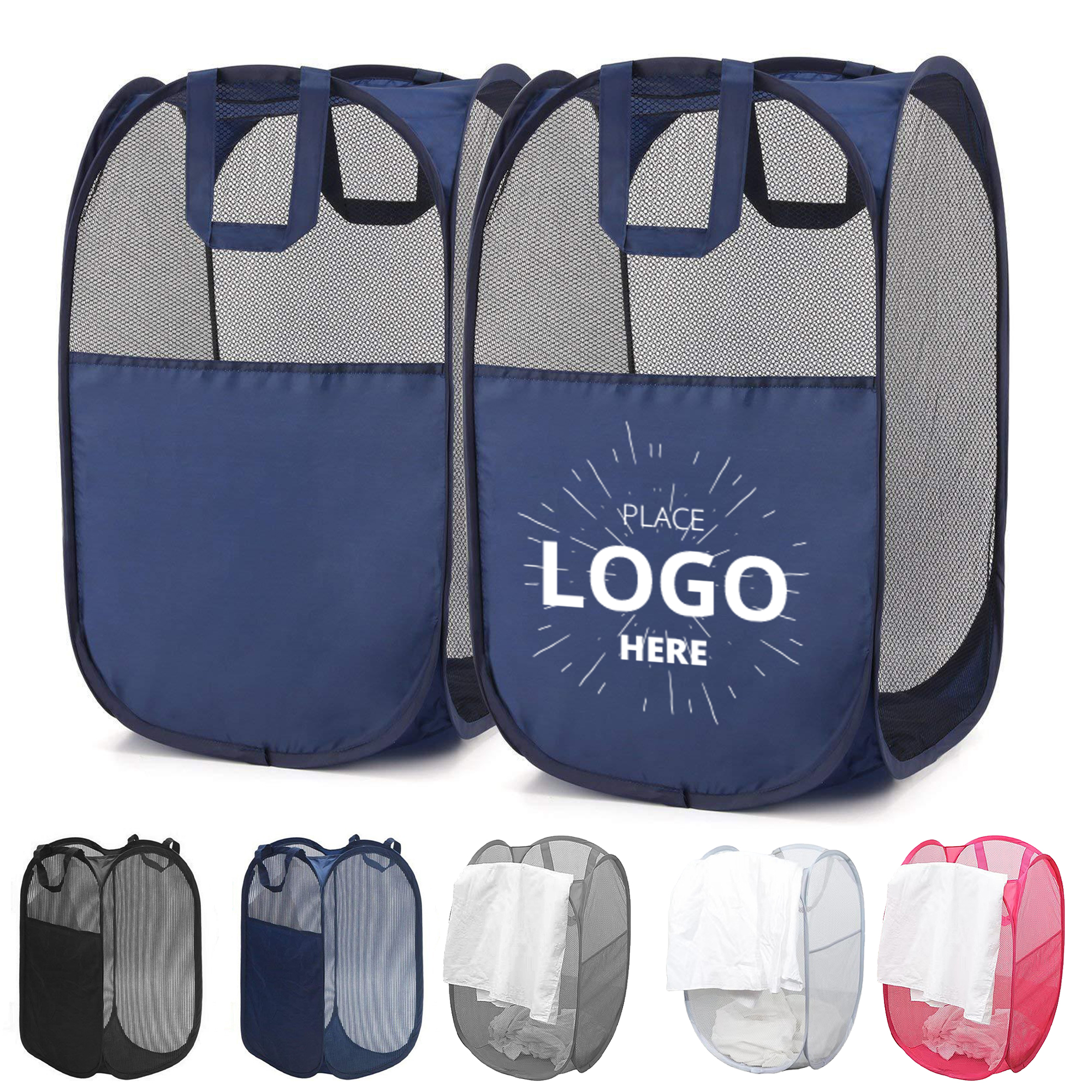 Mesh Laundry Hamper Basket 2
