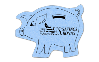 Piggy Bank Compressed Sponge 5PG 12