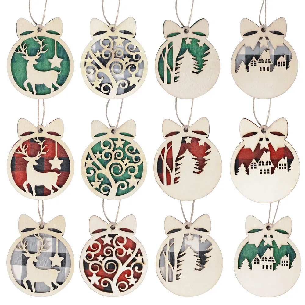 New Wooden Pendant For Christmas 1