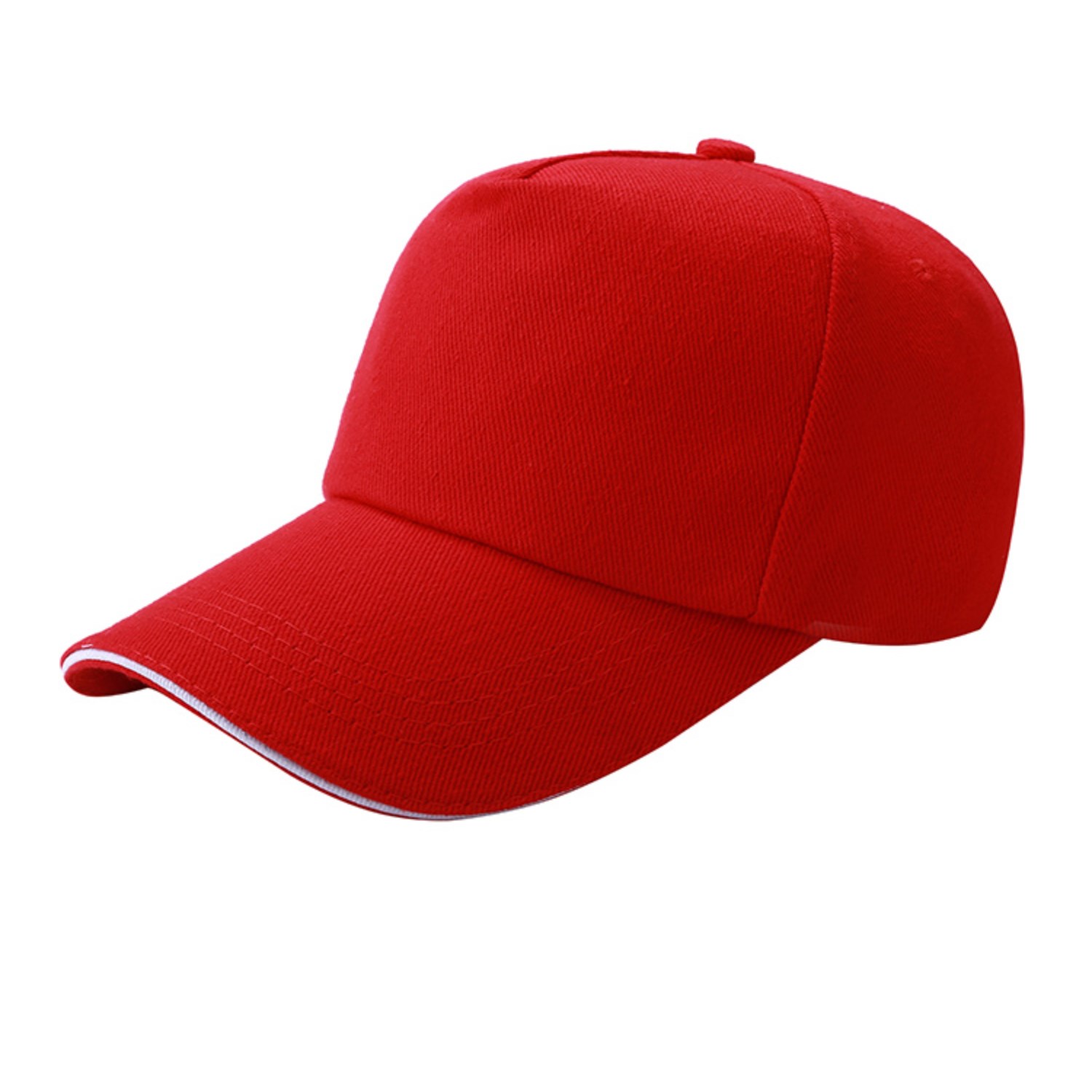 Structured 5 Panel Sandwich Bill Cap w/ Metal Tuck in Buckle 7