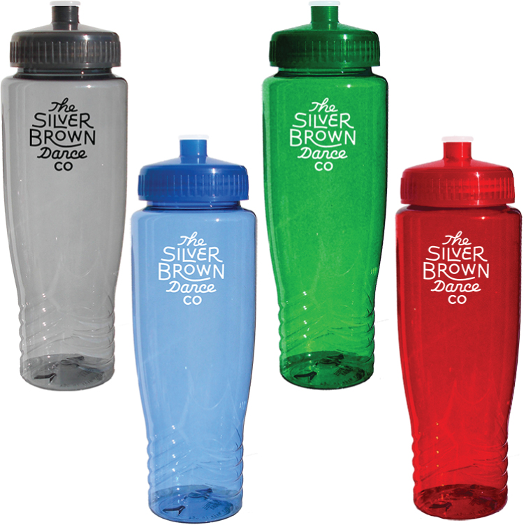28 oz Eco-Polyclear Sports Bottle - PET Plastic - USA Made 8