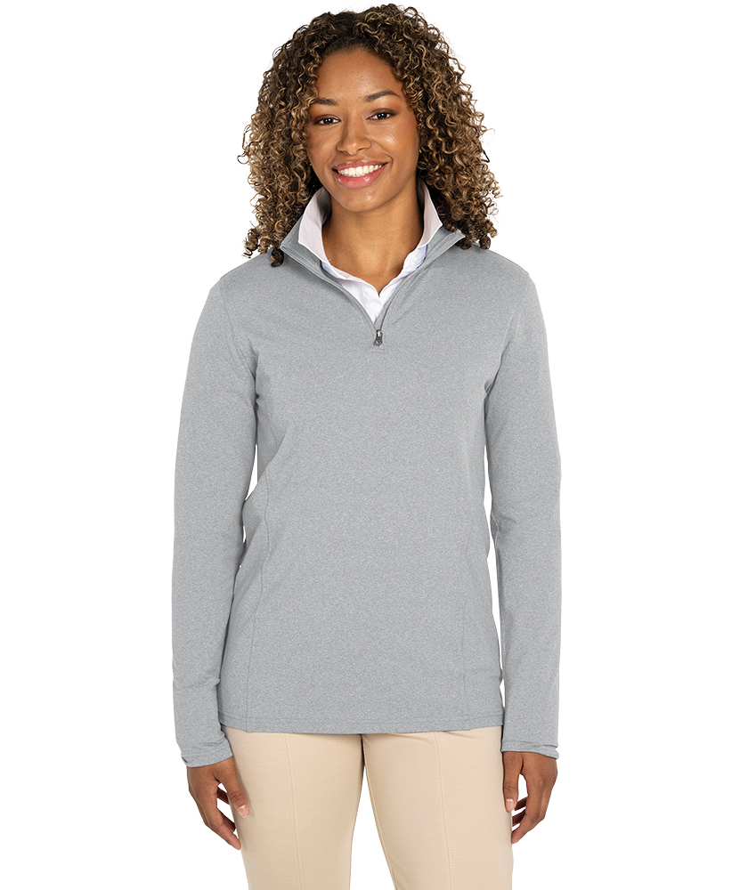 Women's Heathered Eco-Logic Stretch Quarter Zip 7