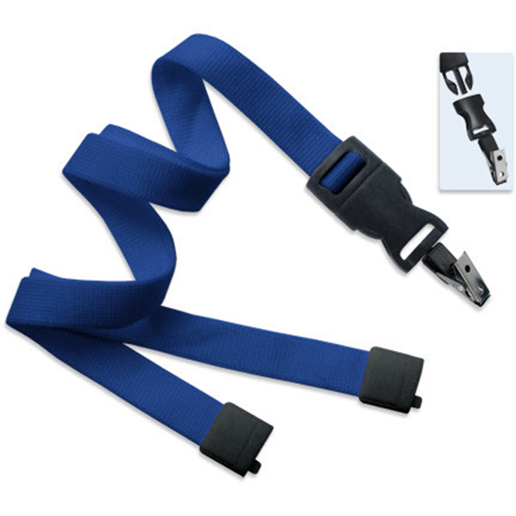 5/8" Lanyard w/ Breakaway and detach Bulldog Clip 2