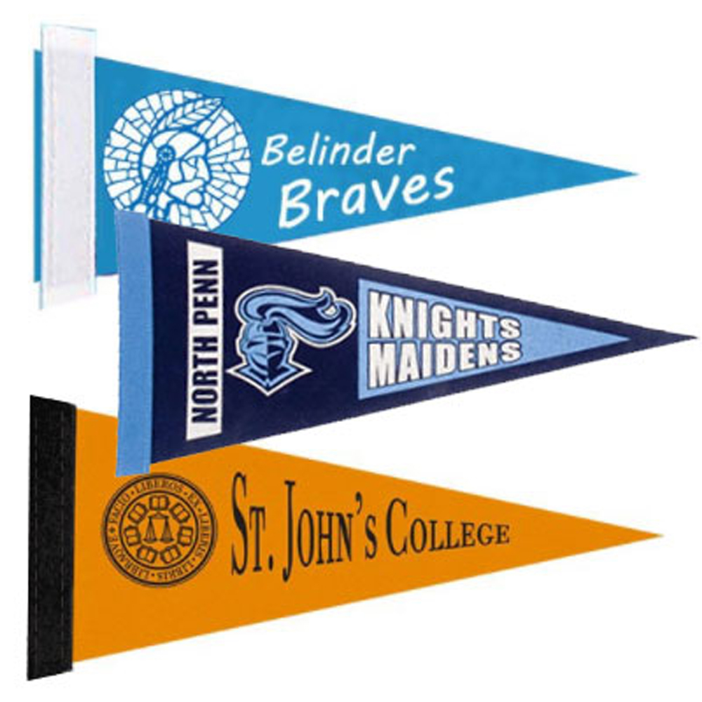Full Color Felt Pennants- Medium. 4