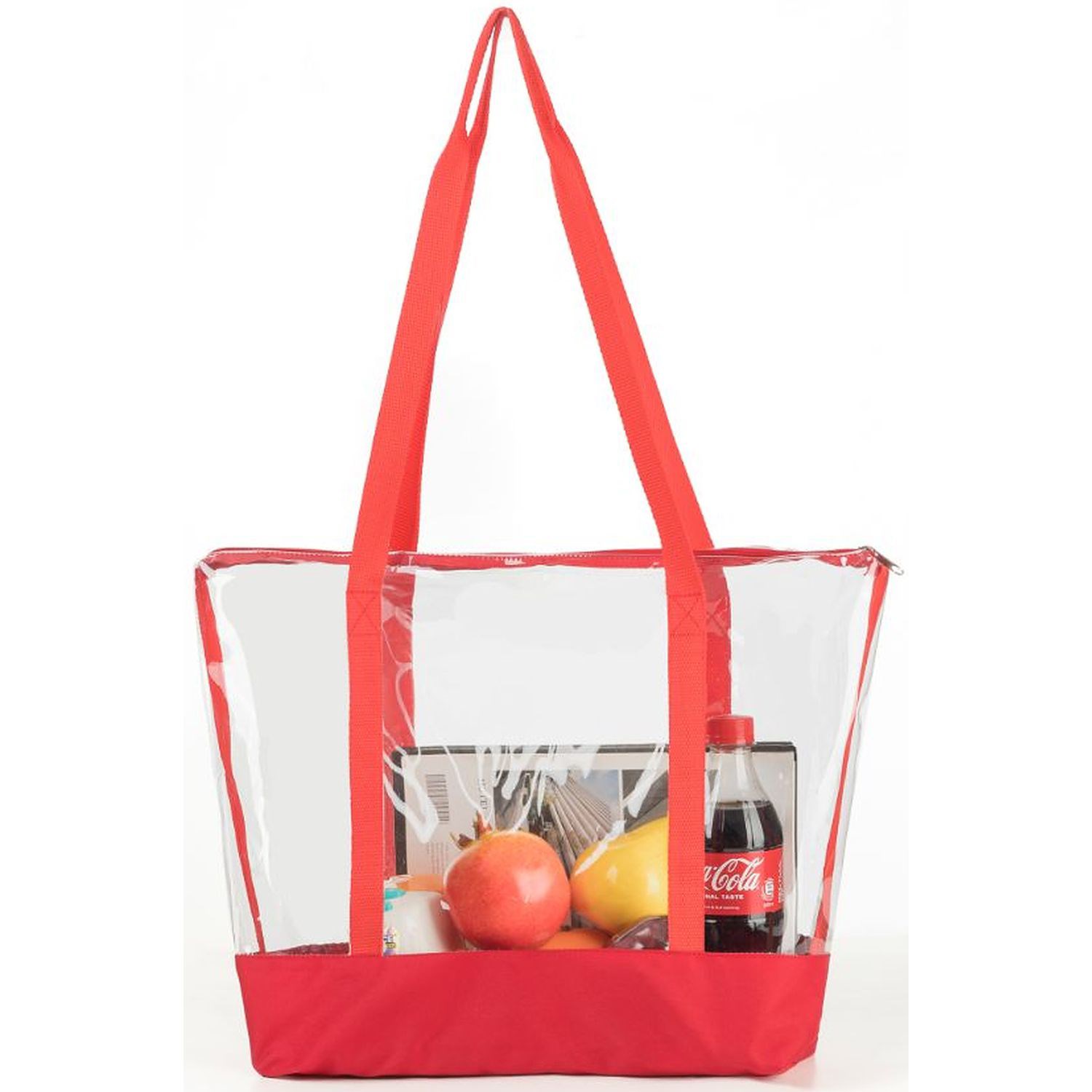 Fashion Tote Bag Stadium Approved Clear PVC Transparent Shoulder Handbag 7