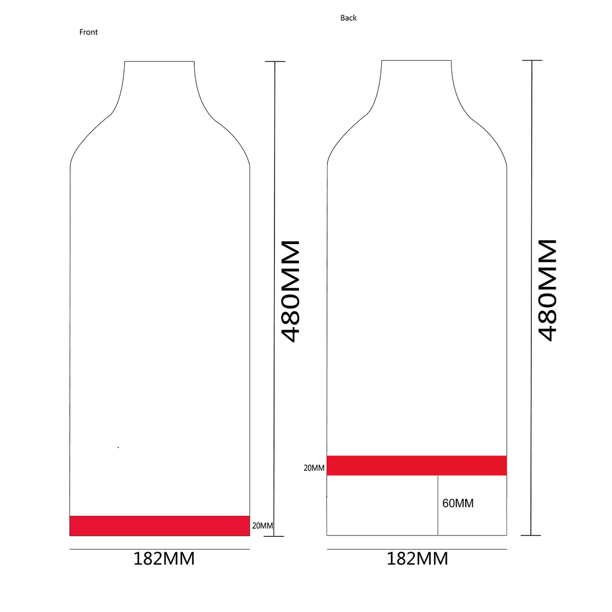 Leakproof Travel Wine Gift Bag with PVC Bubble Protection 5