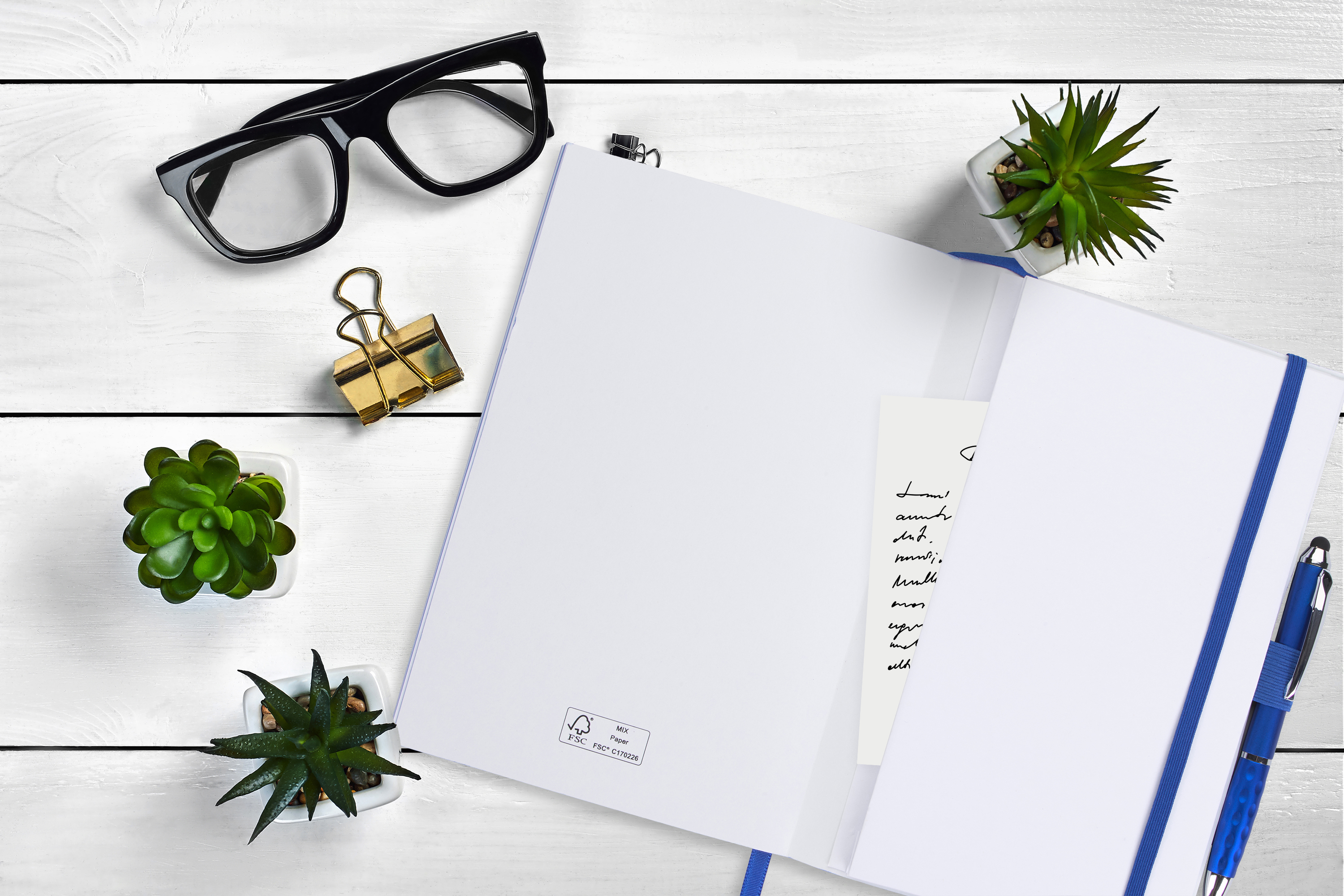 Color Edge Journal with Metallic Stylus Pen