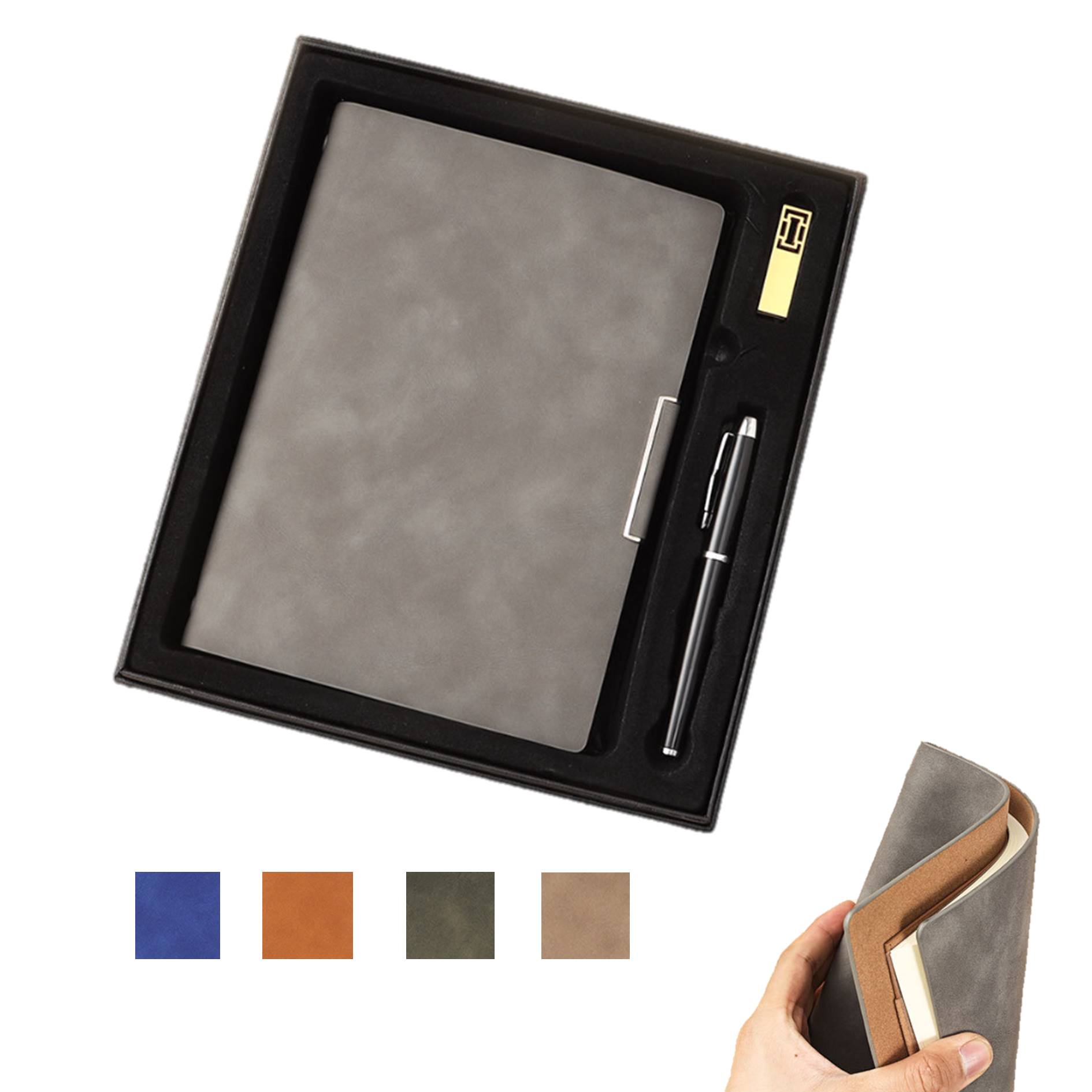 Business Set Journal Pen And Flash Drive 4