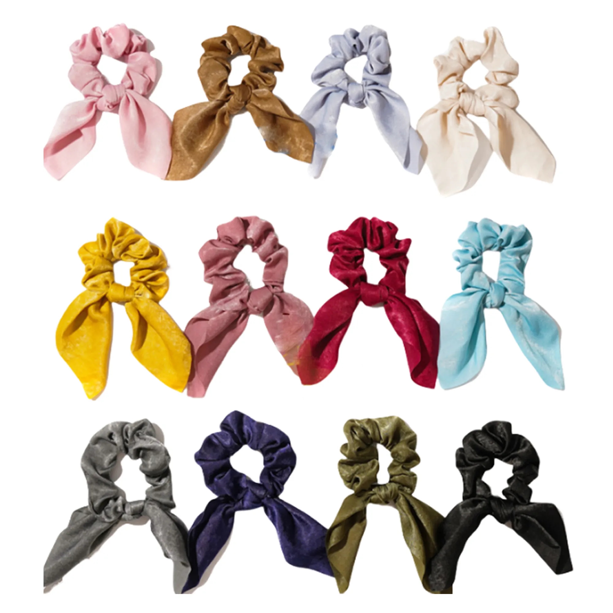 Cute Bow Ribbon Elastic Hair Ties 3