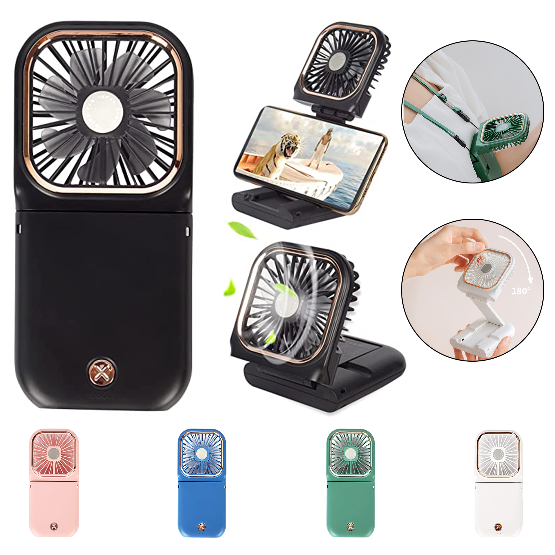 Portable Mini Fan Small Battery Bank 2