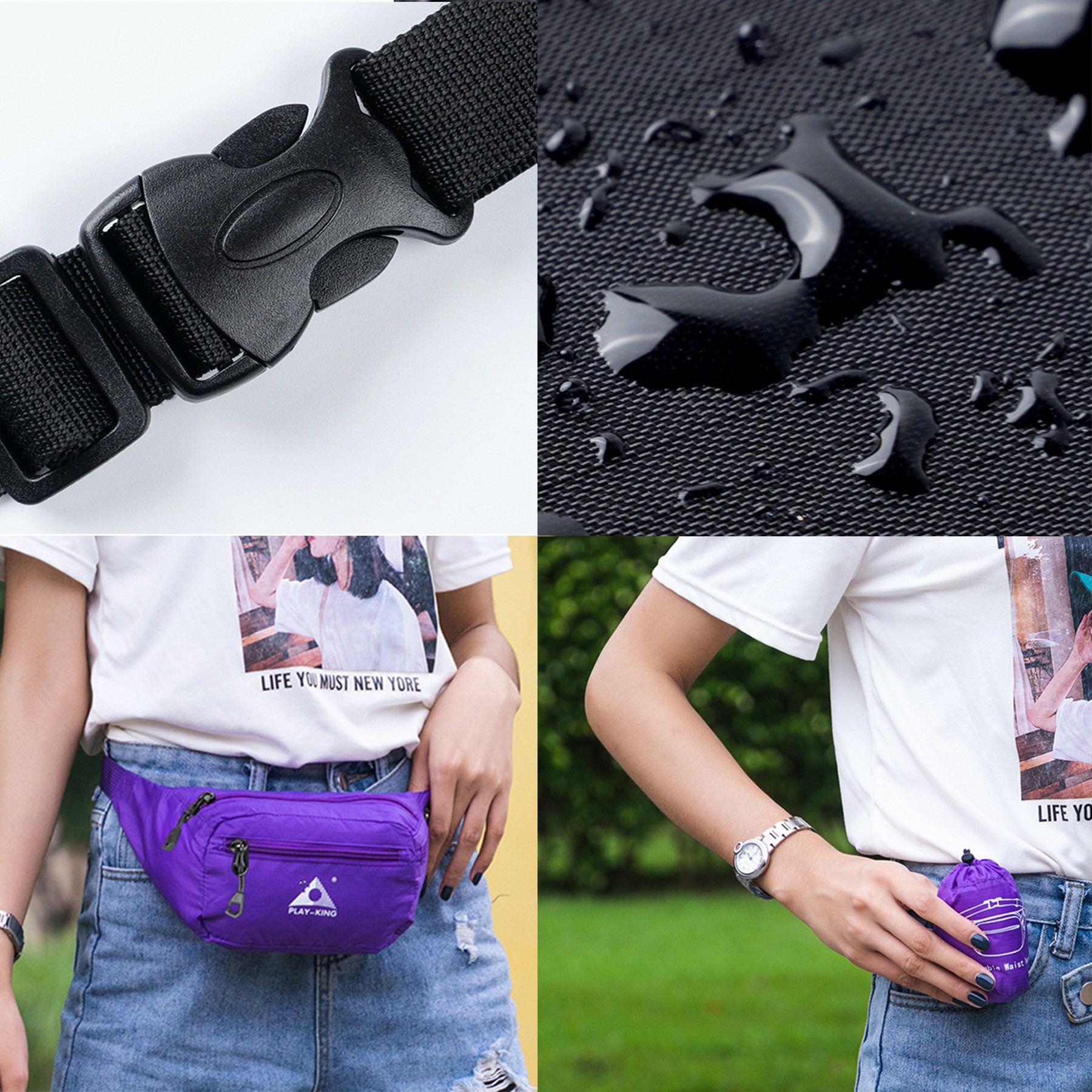 Outdoor Sports Foldable Fanny Pack 3