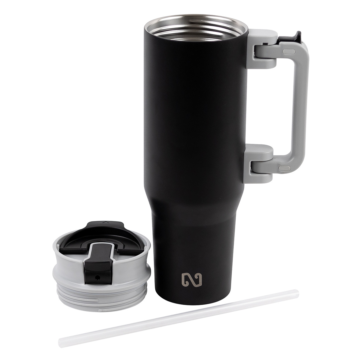 NAYAD® Genesis 40 oz Stainless Steel Double-Wall Vacuum Insulated Mug with Foldable Handle 8