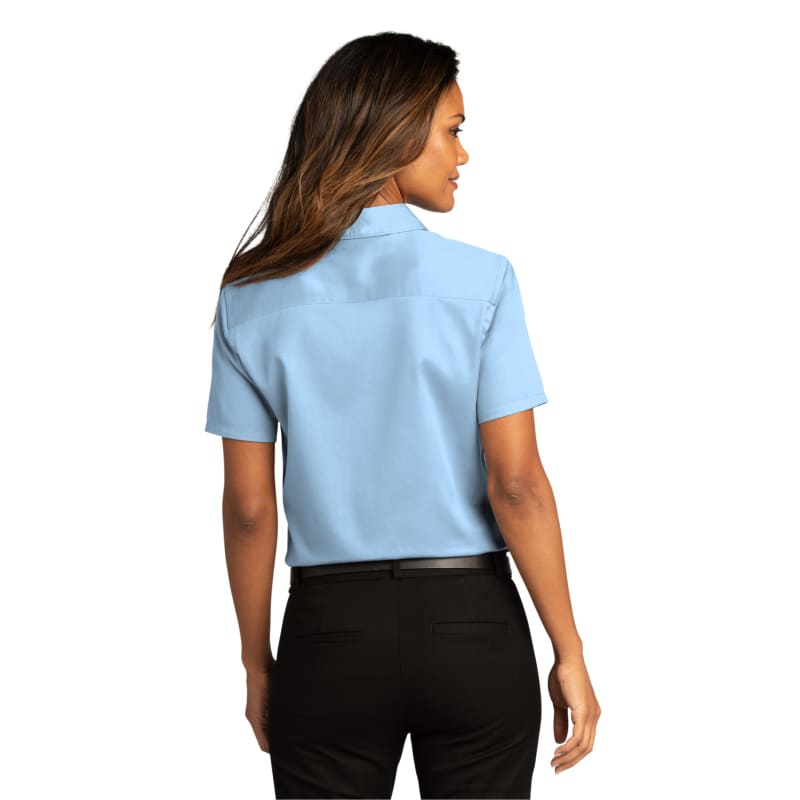 Port Authority Ladies Short Sleeve SuperPro React Twill Shirt. 19