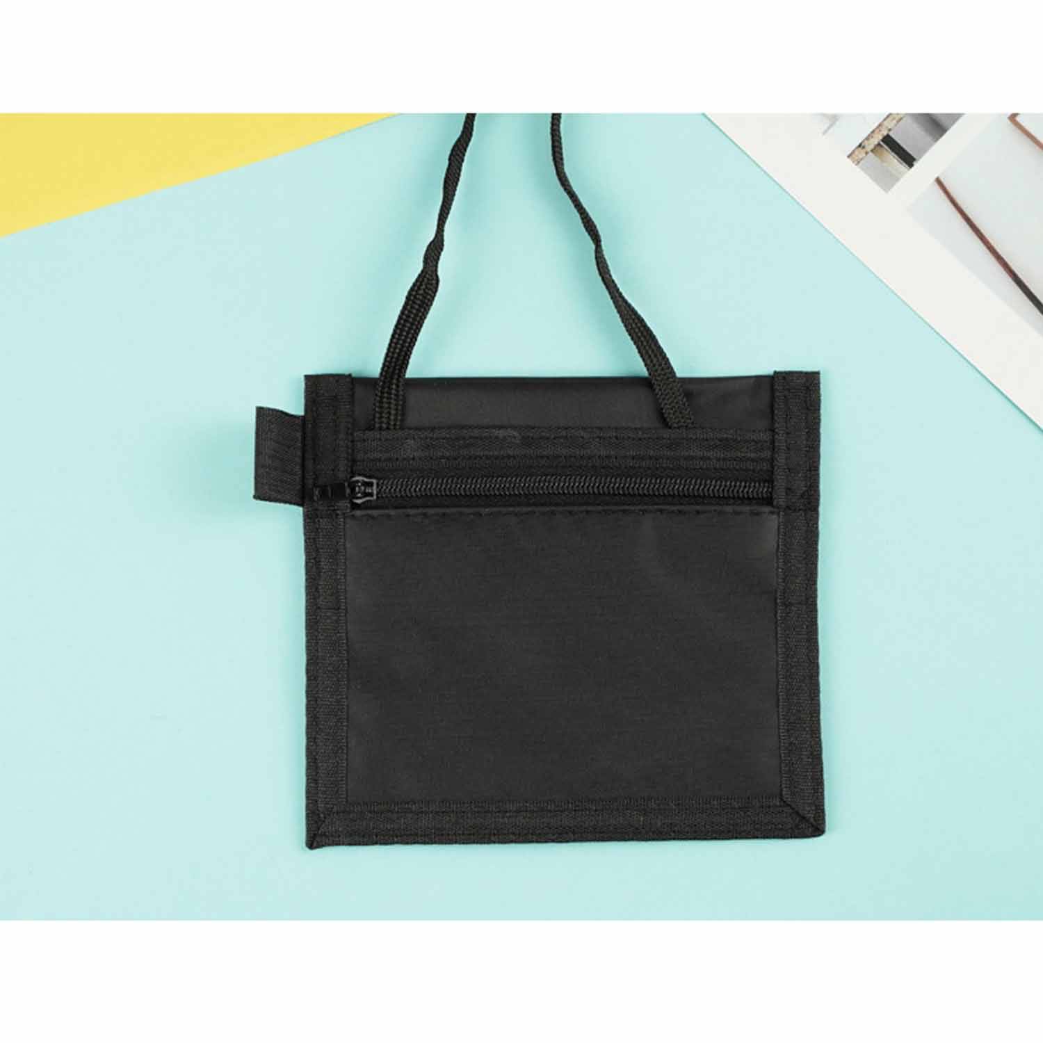 Halterneck transparent document storage bag 5