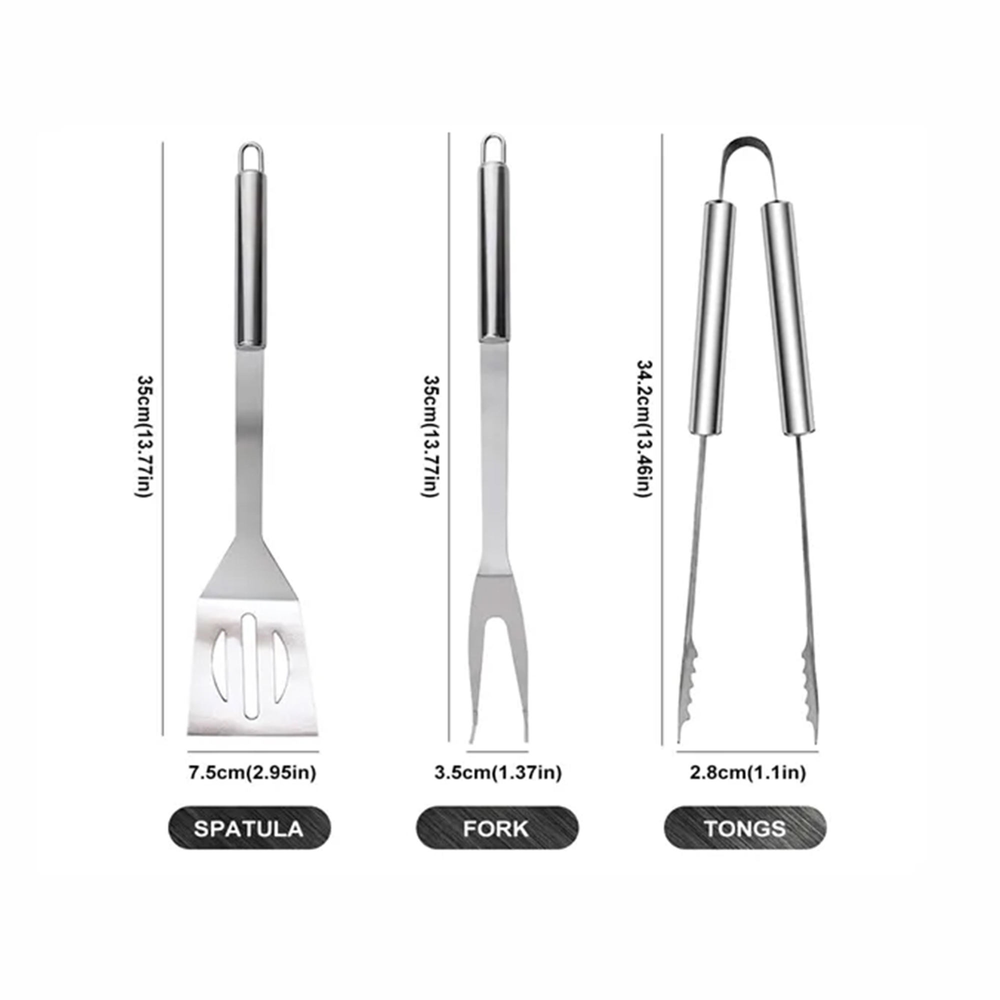 3 Piece BBQ Set MOQ 10pcs 2
