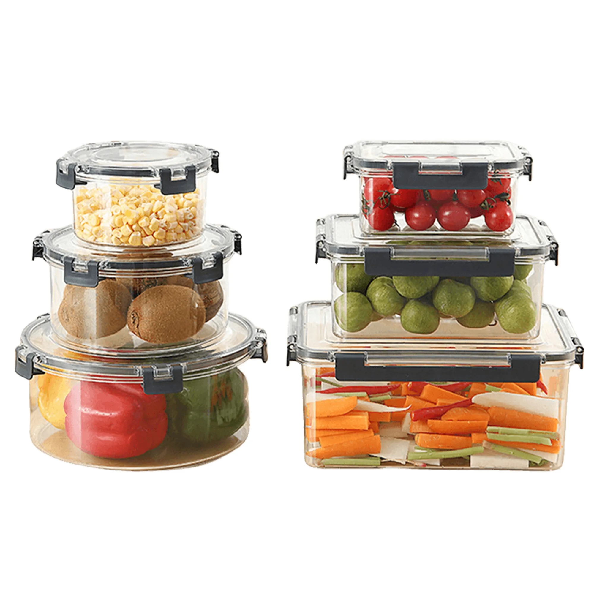 Airtight Plastic Containers BPA-Free