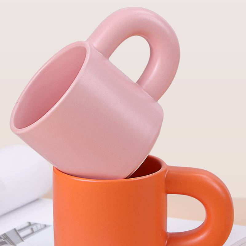 14 Oz. Large Handle Ceramic Coffee Cup Mug 16