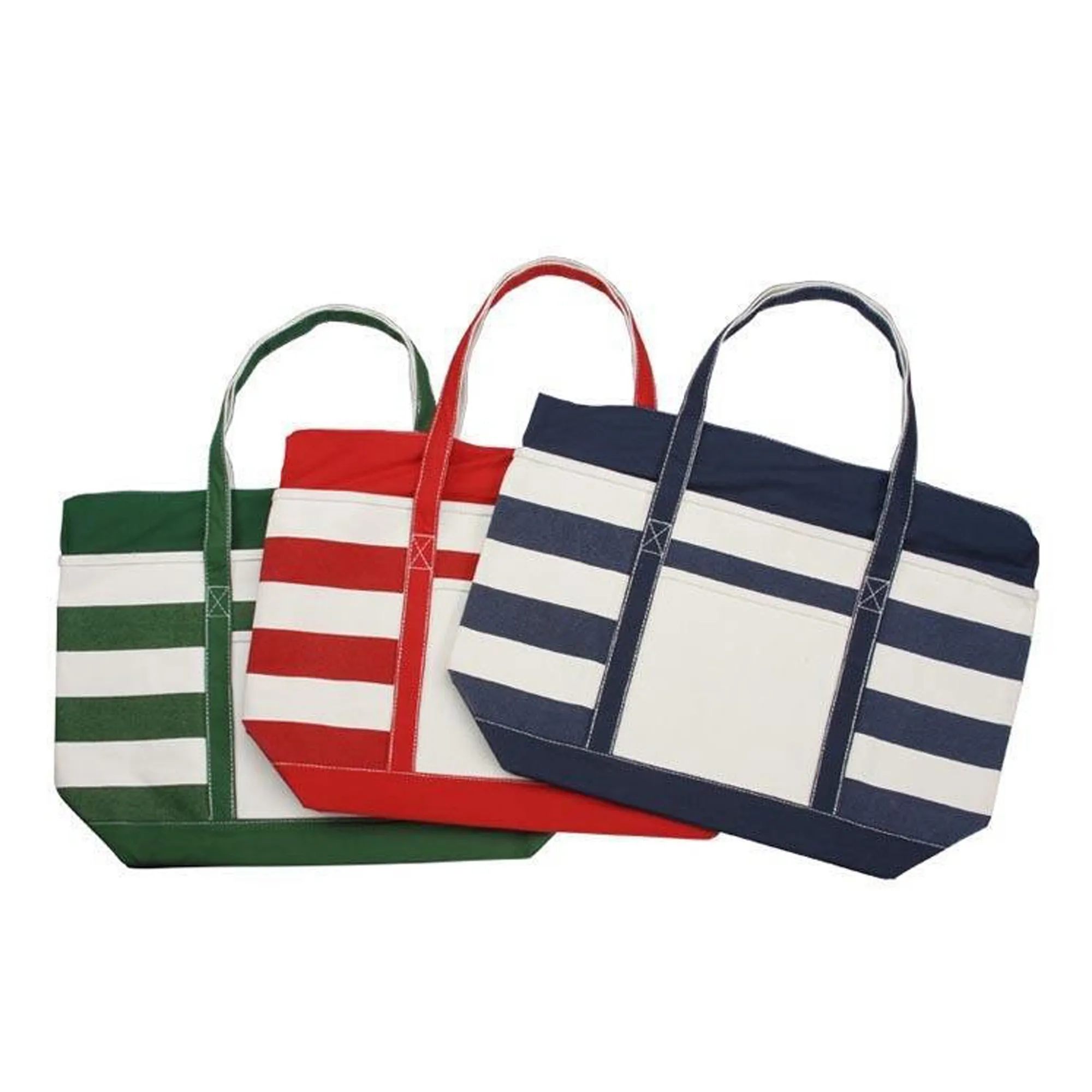 Strip Canvas Tote Bag, custom tote bag with logo imprint 2