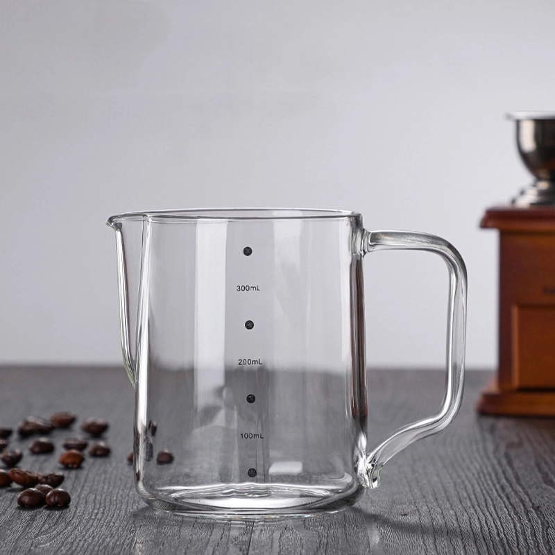 10/16 OZ. Glass Milk Frothing Pitcher Cup - Latte Art 5