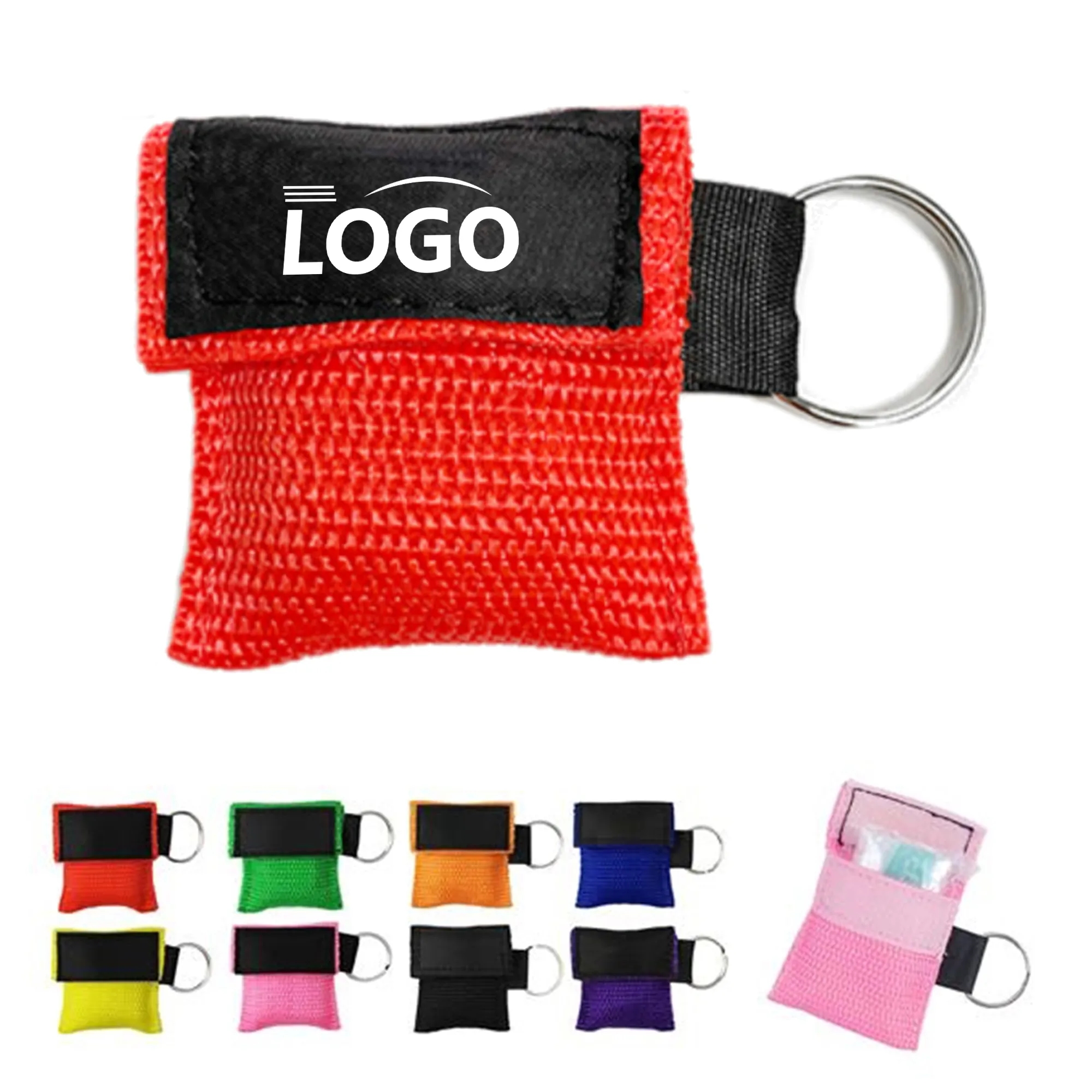 CPR First Aid Face Shield Mask Keychain 1