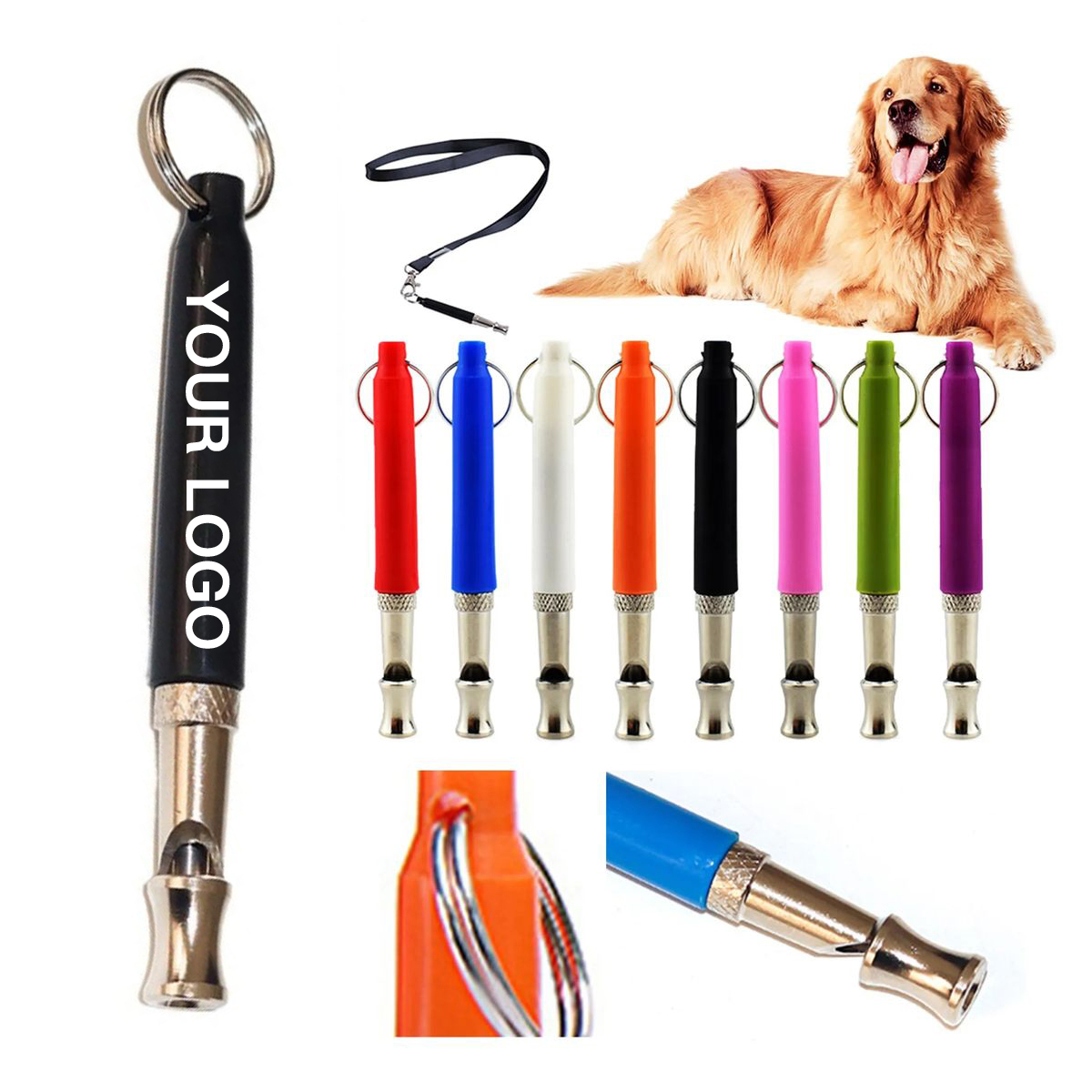 Stainless Durable High Pitch Dog Whistle 2
