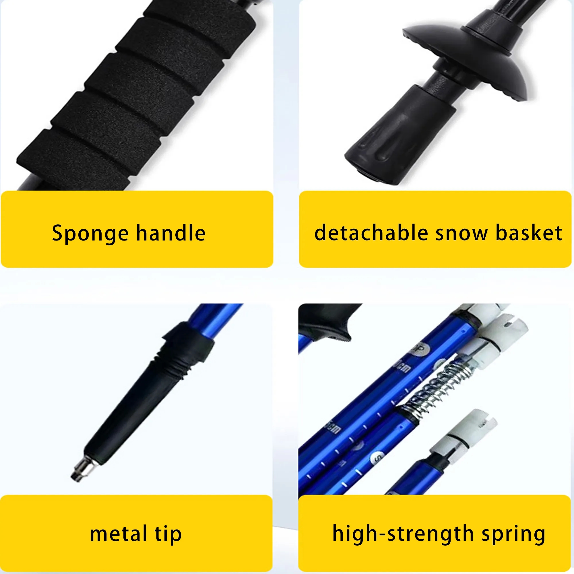 Collapsible Hiking Trekking Poles 6