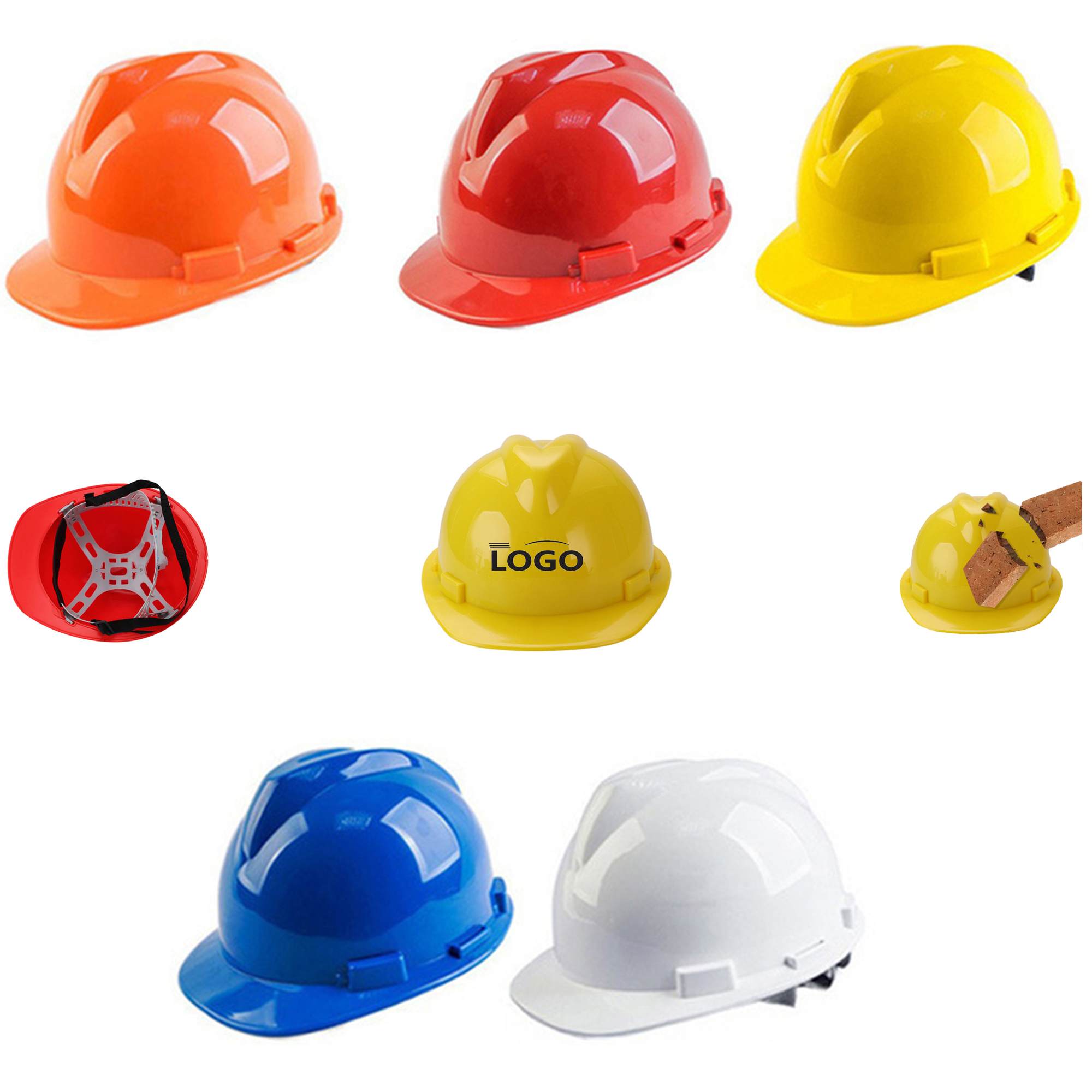 Thickened International Standard ABS Worksite Safety Helmet 2