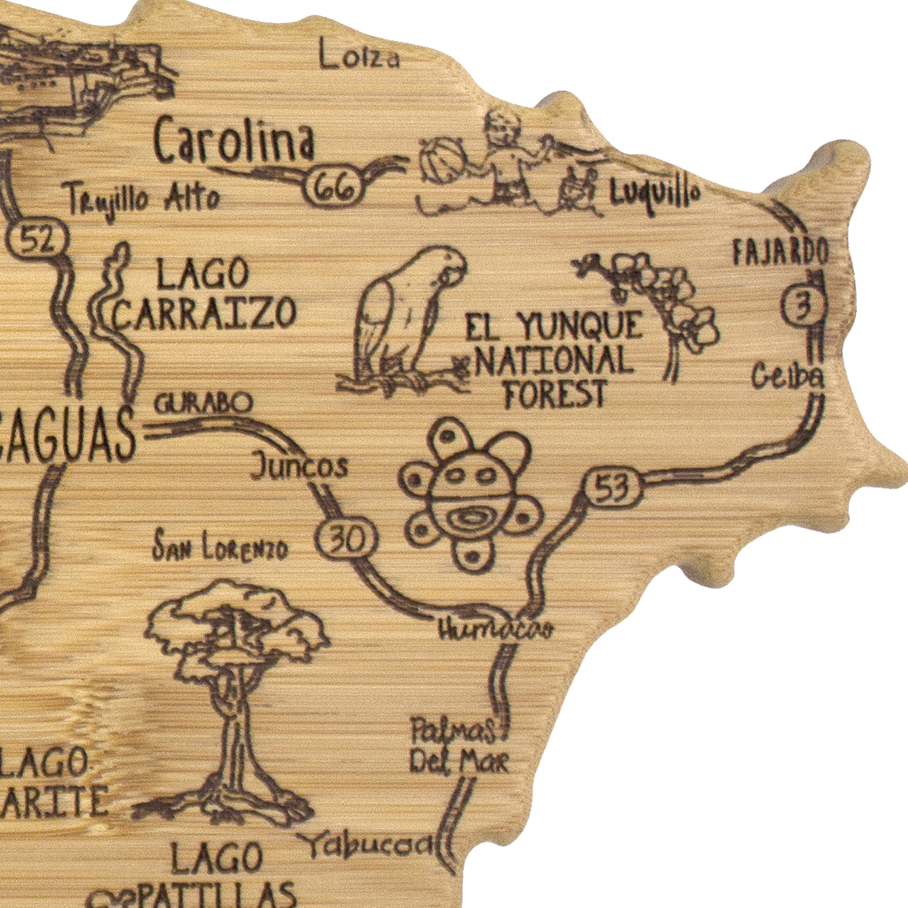 Destination Puerto Rico Cutting & Serving Board 4