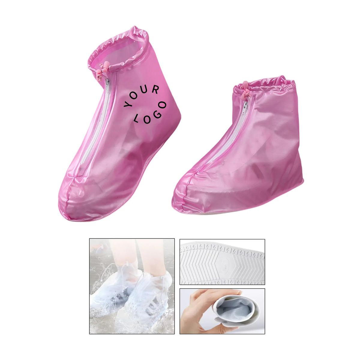 Reusable Waterproof PVC Shoe Cover for Travel 6