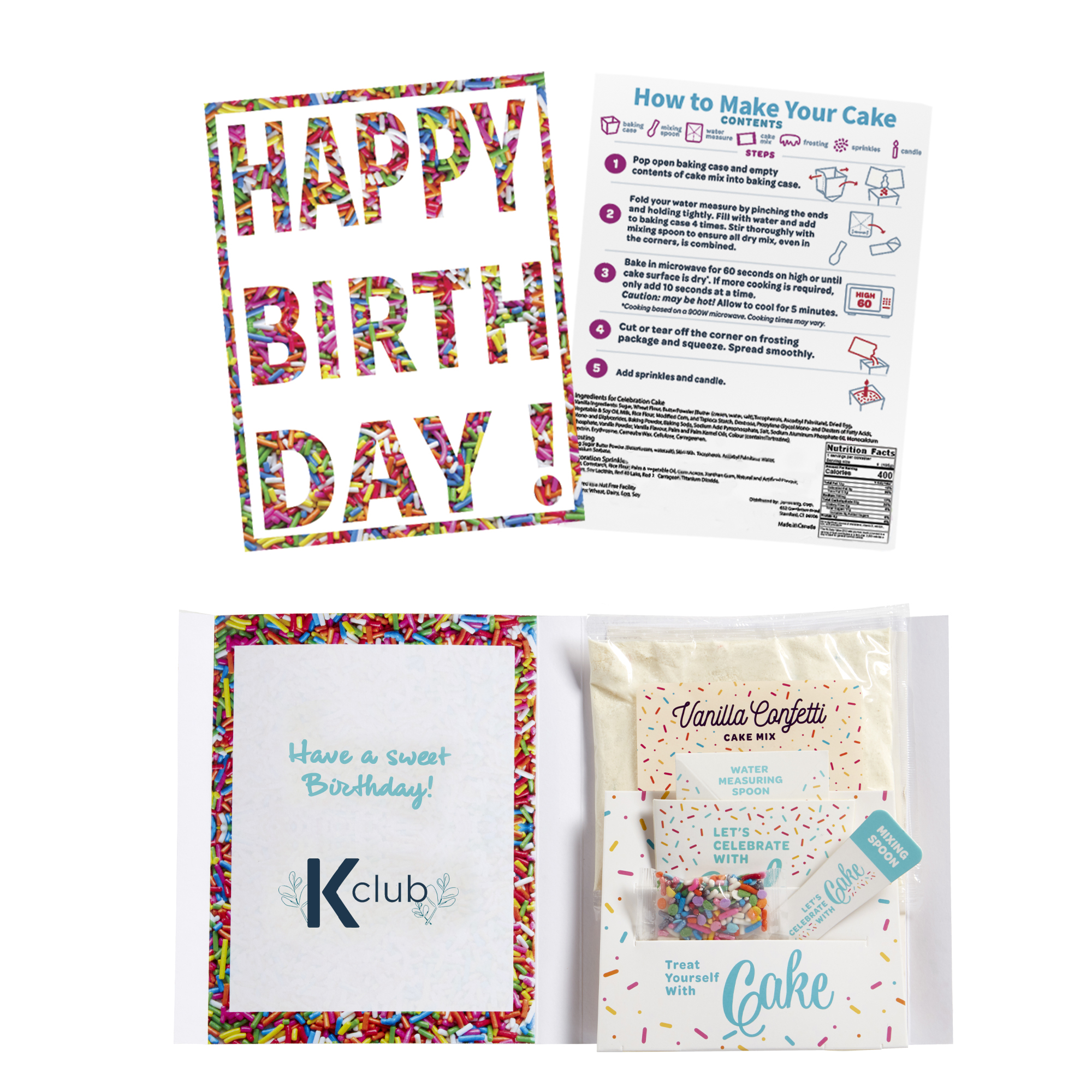 InstaCake Birthday Cake in a Card 2