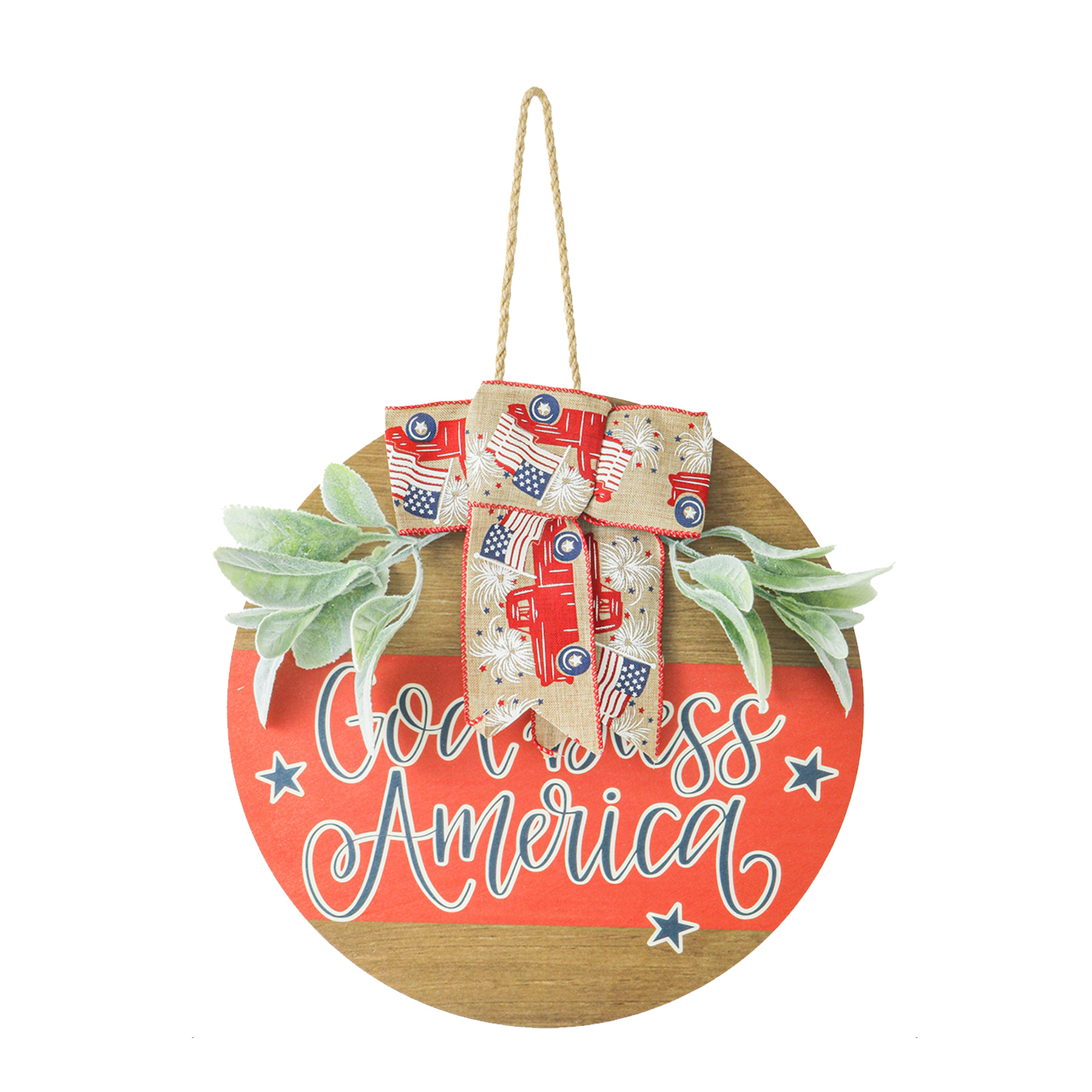 Wooden Decorative Pendant Festival Ornaments 6