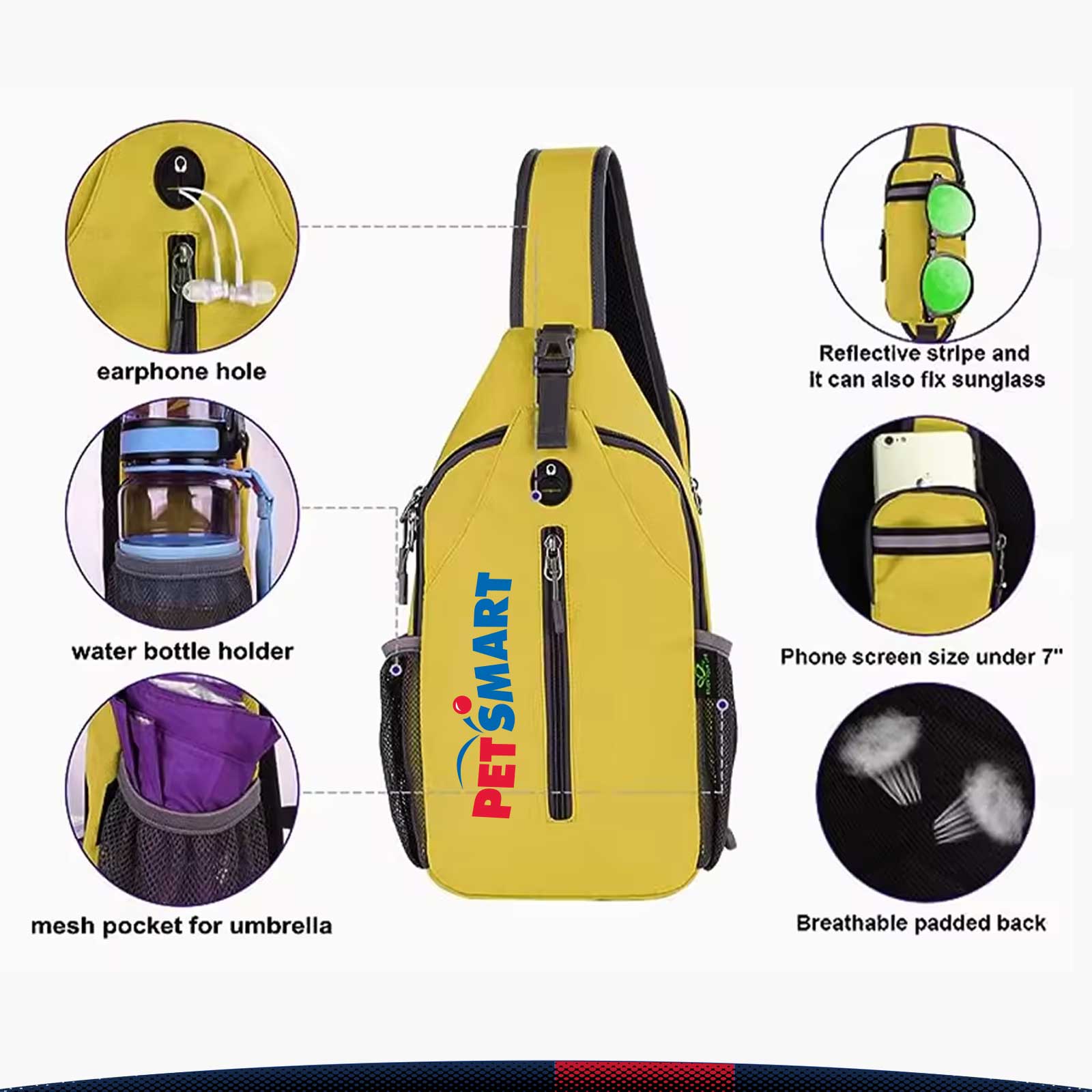 Neorun Oxford Sling Backpack 12