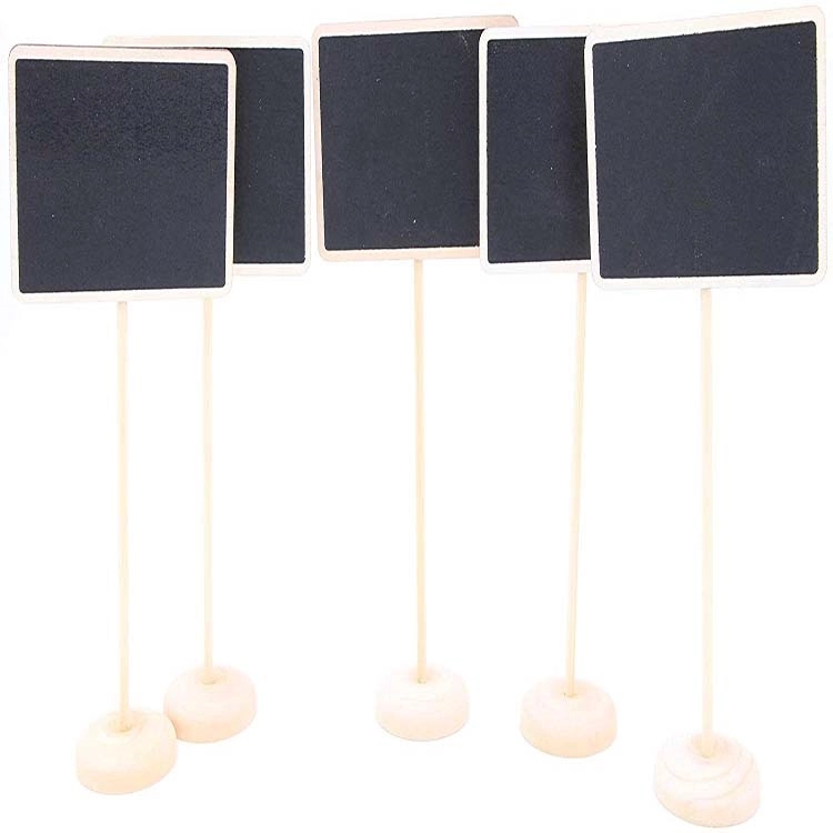 Mini Standing Chalkboard with Base for Message 2