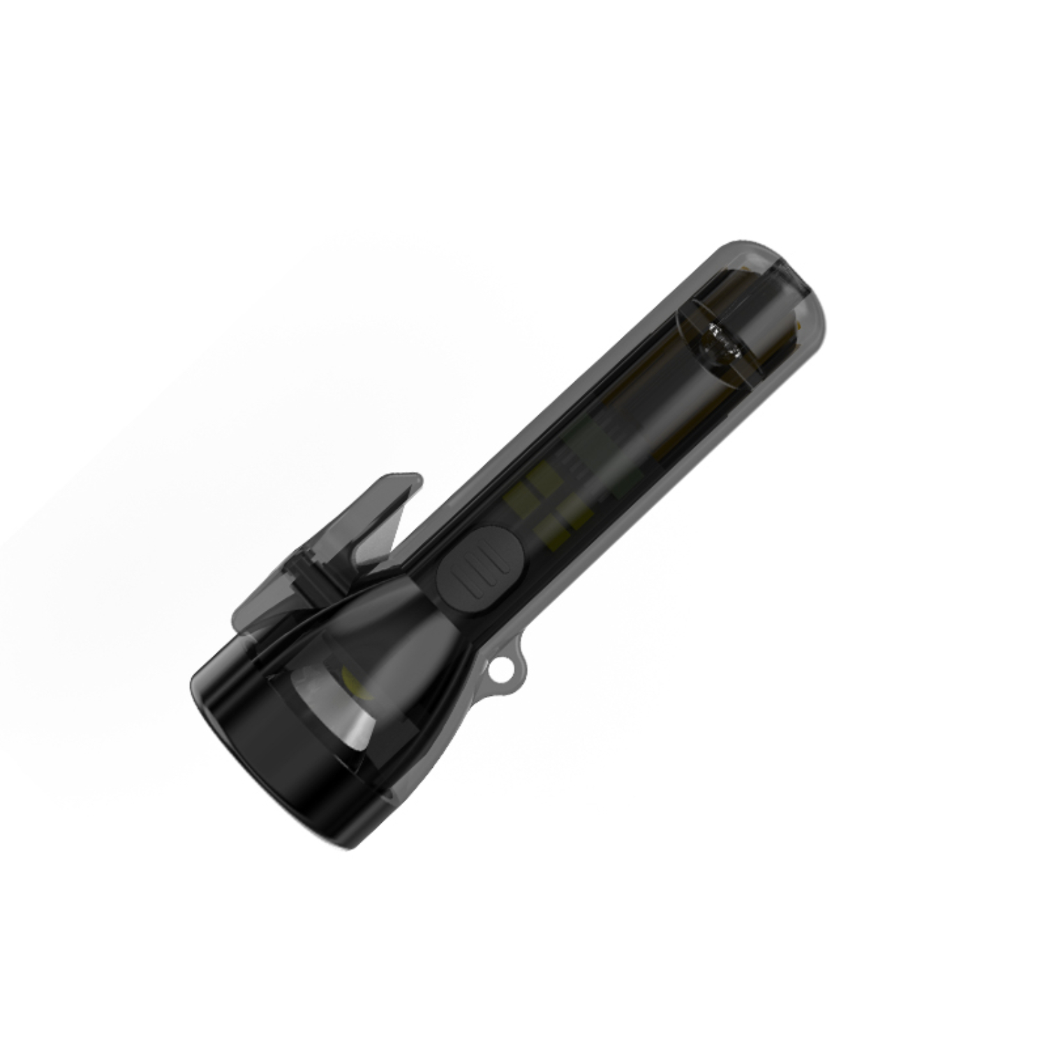 Mini LED Keychain with Warning Knife and Whistle 2