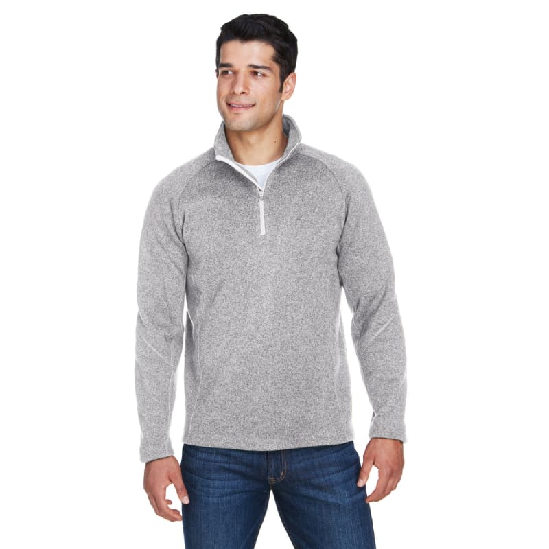 Devon & Jones Adult Bristol Sweater Fleece Quarter-Zip 12