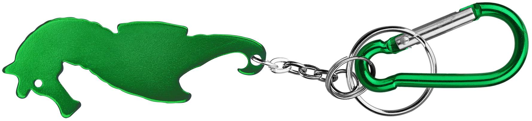 Sea horse shaped bottle opener with key chain & carabineer 5
