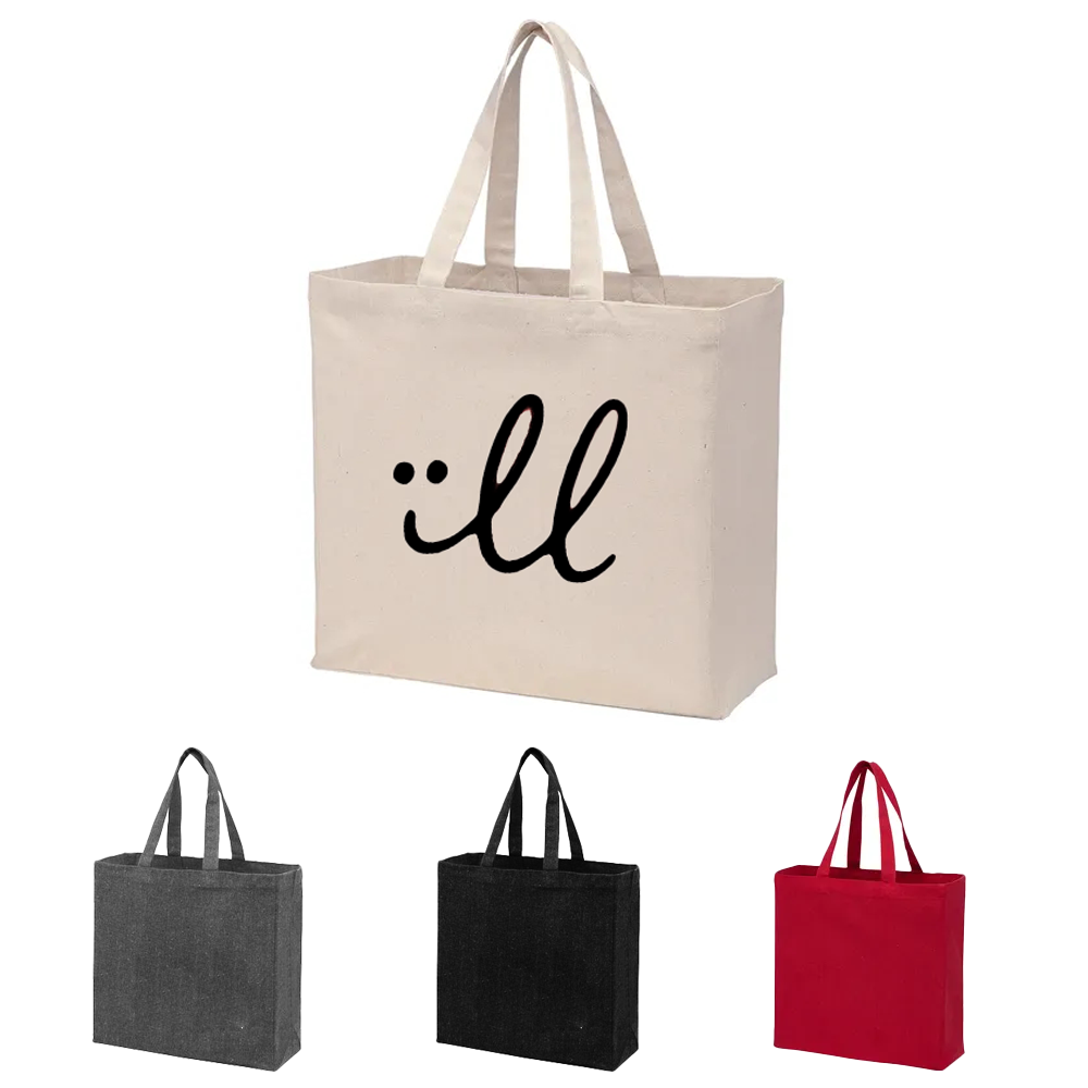 Recycle Cotton Canvas Tote Bag, custom tote bag with logo imprint 6