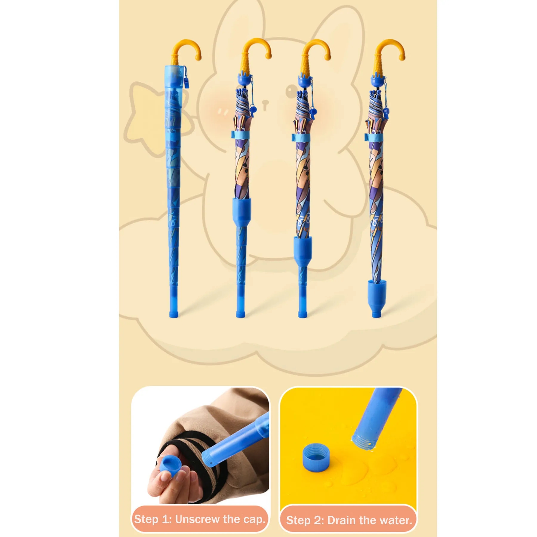 Automatic UV Protection Long Handle Umbrella 11