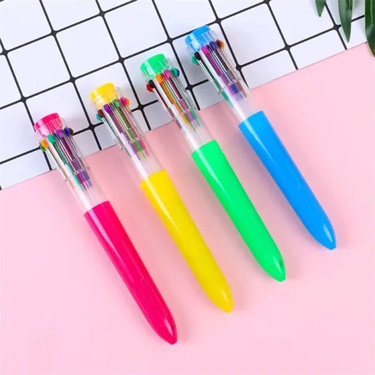 10-Color Retractable Ballpoint Shuttle Pen 2