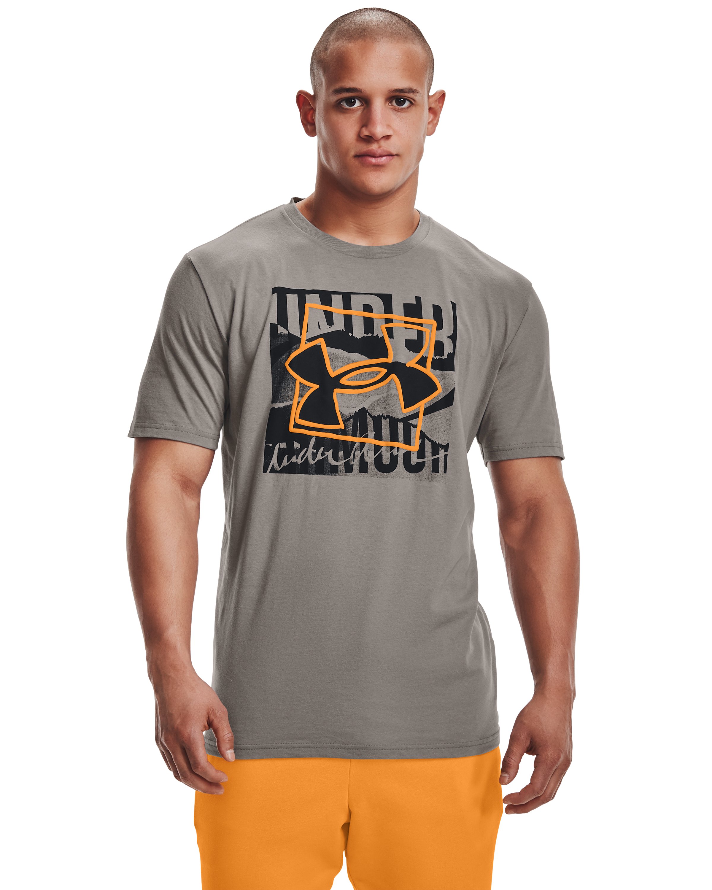 UA Boxed Logo Outline Men's Short Sleeve 4